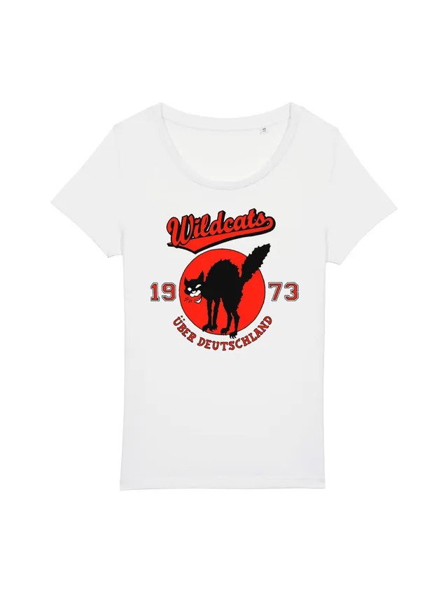 dna merch Wildcats Über Deutschland T-Shirt Damen Schwarz Streik