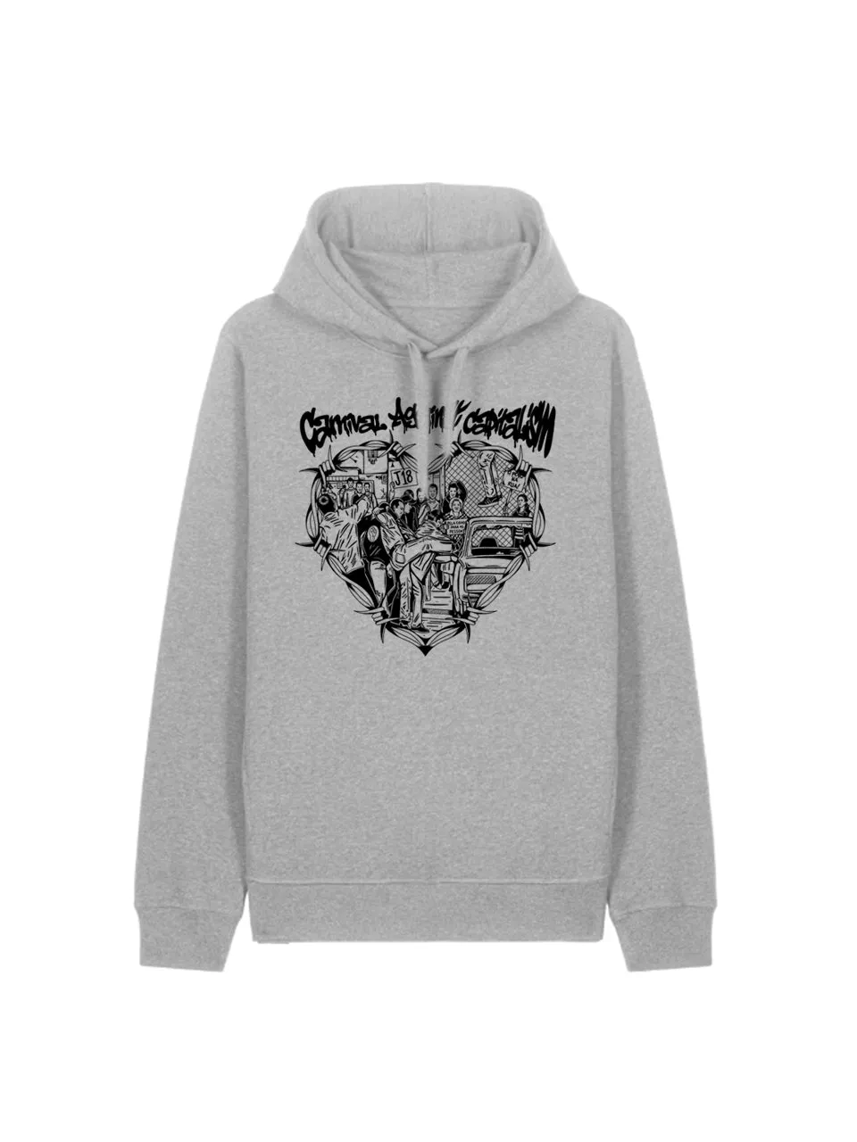 dna merch Karneval Gegen Kapitalismus Kapuzenpullover Damen