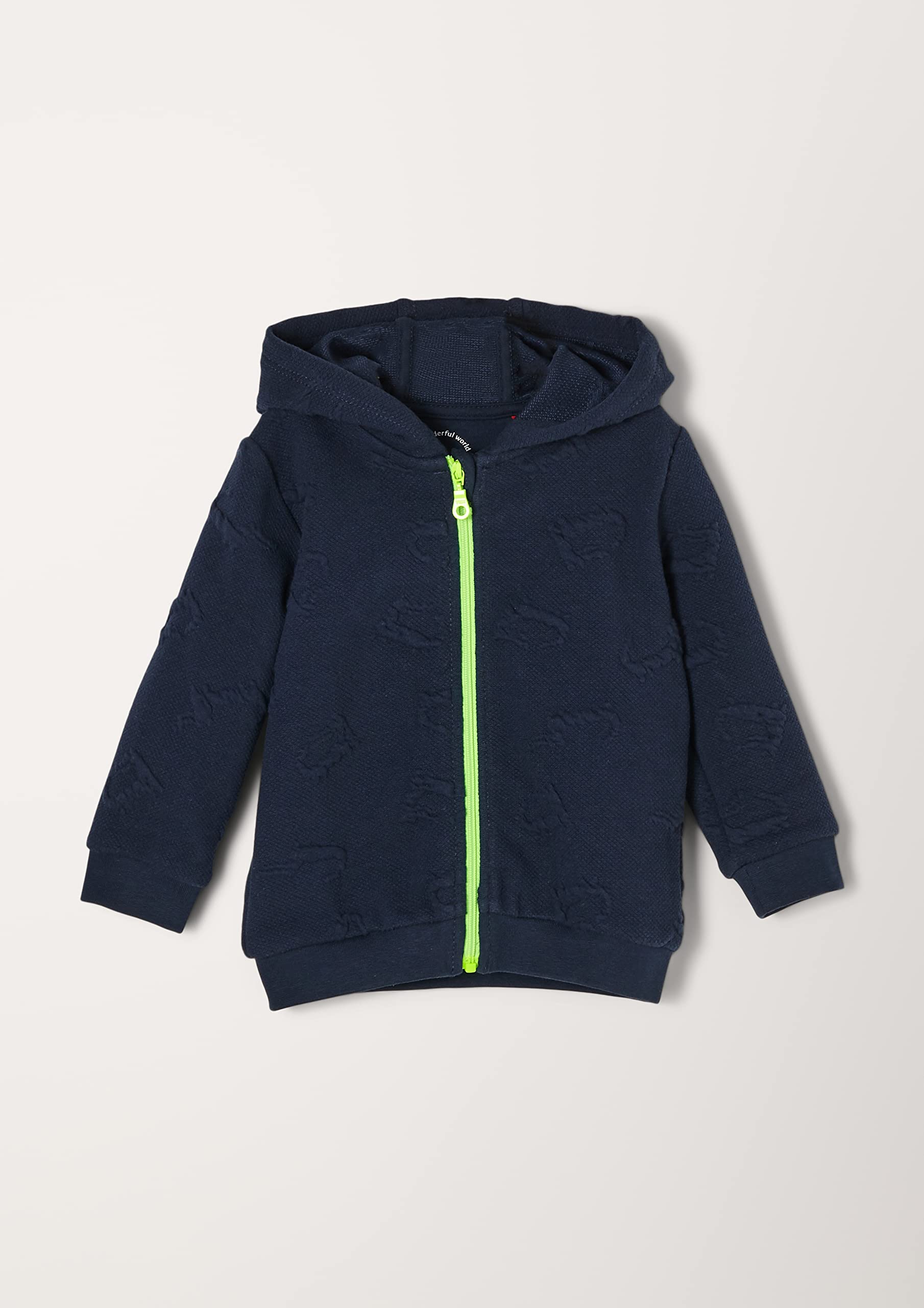 s.Oliver Baby Sweatjacke Kapuze 3D-Applikation Baumwollmix