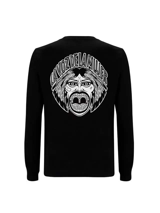 dna merch La Voz de la Mujer Langarmshirt Feminismus Bio