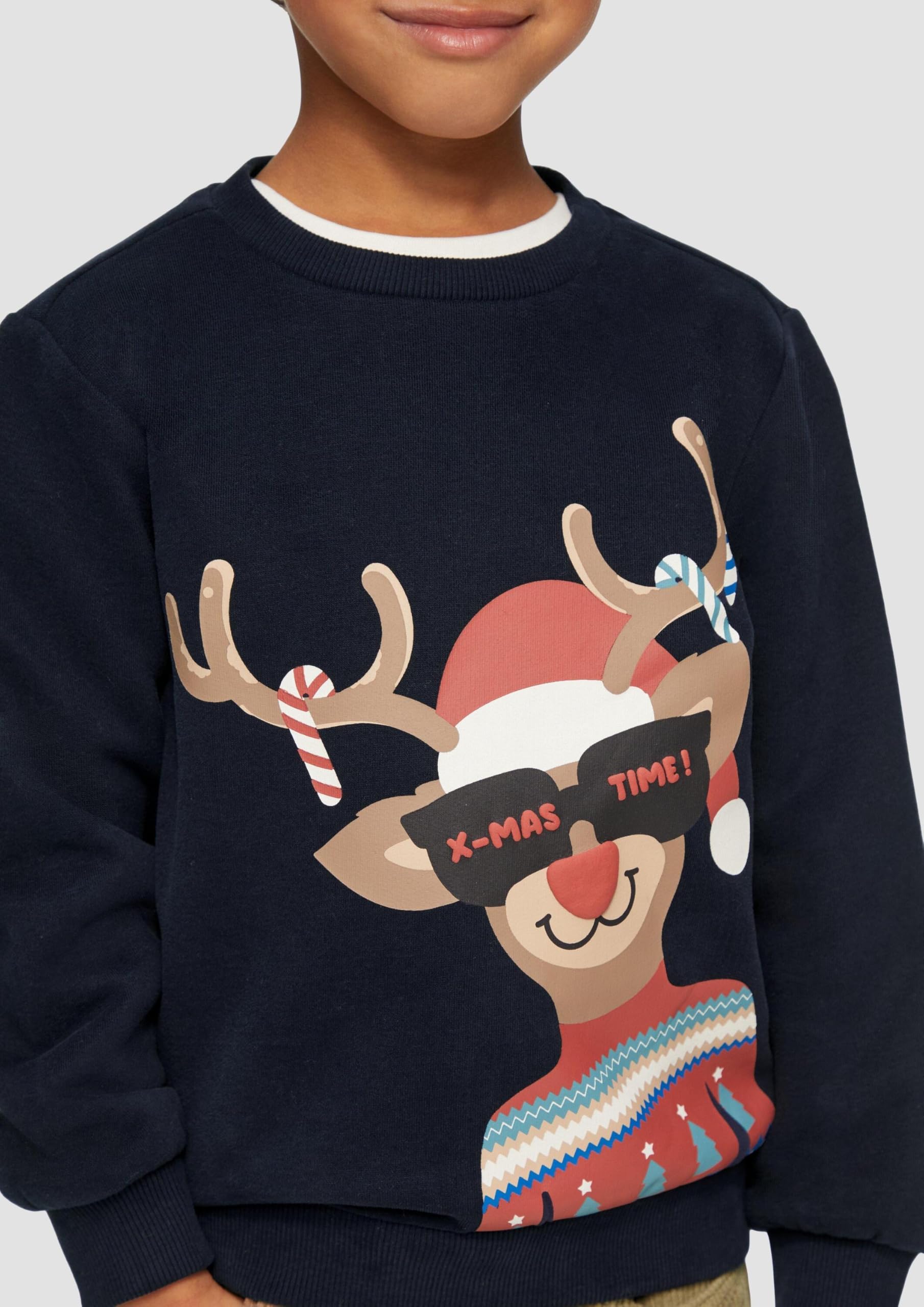 s.Oliver Junior 2156656 Sweatshirt Weihnachten Gr. 92-98