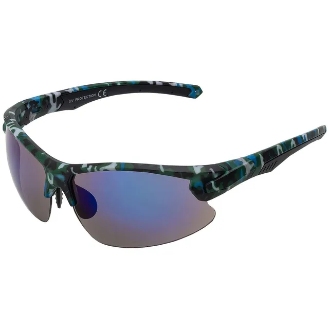 BEZLIT Sport Sonnenbrille Camouflage Blau UV400