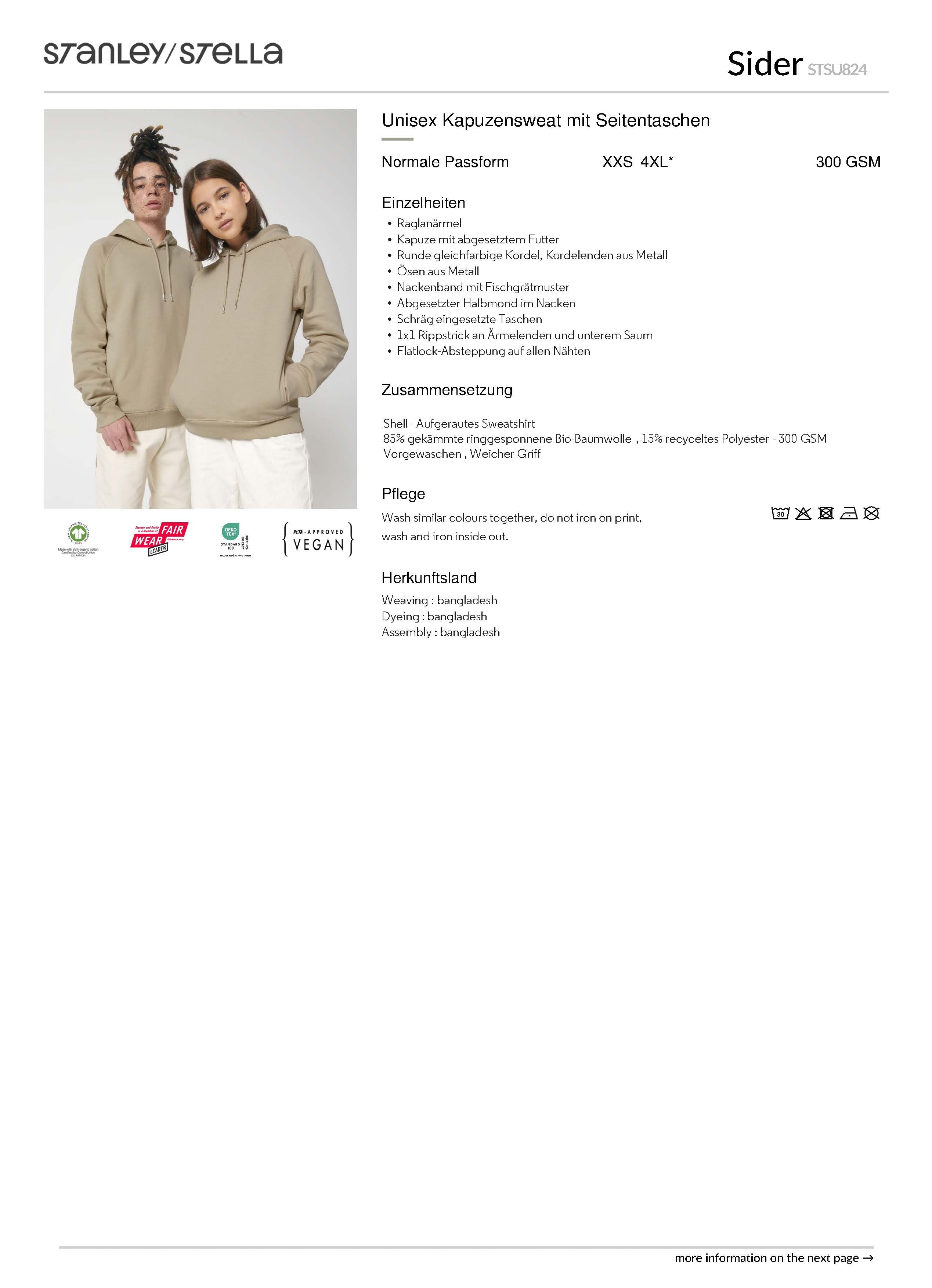Candice Breitz The Nan Kapuzenpullover Schwarz Bio