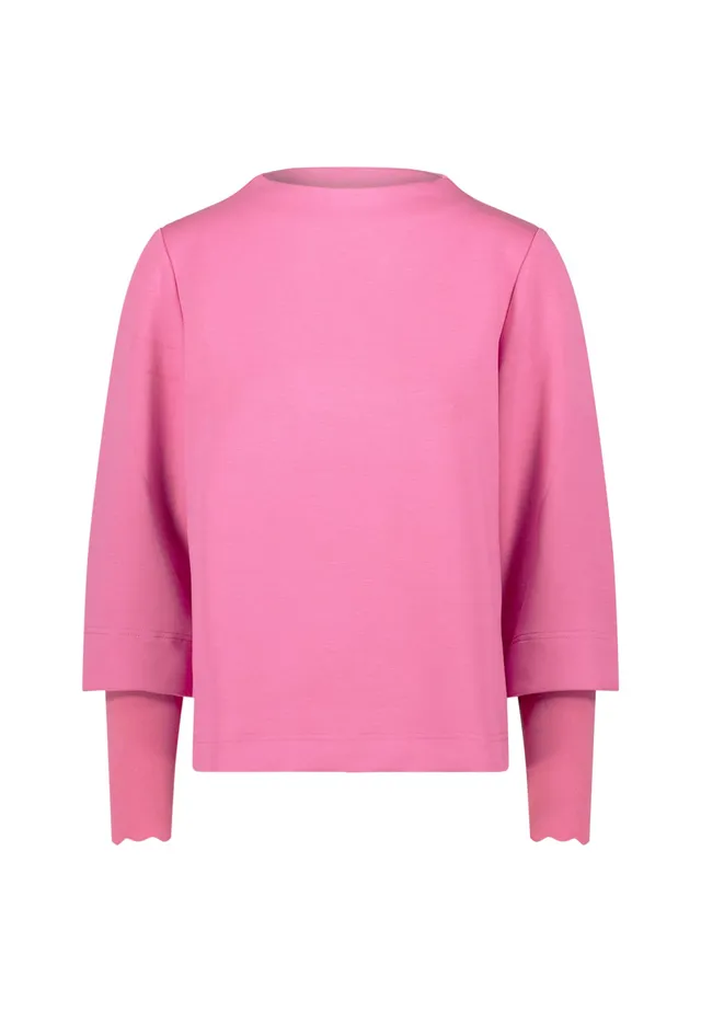 zero Sweatshirt weite Ärmel Damen Raspberry Gr. 38