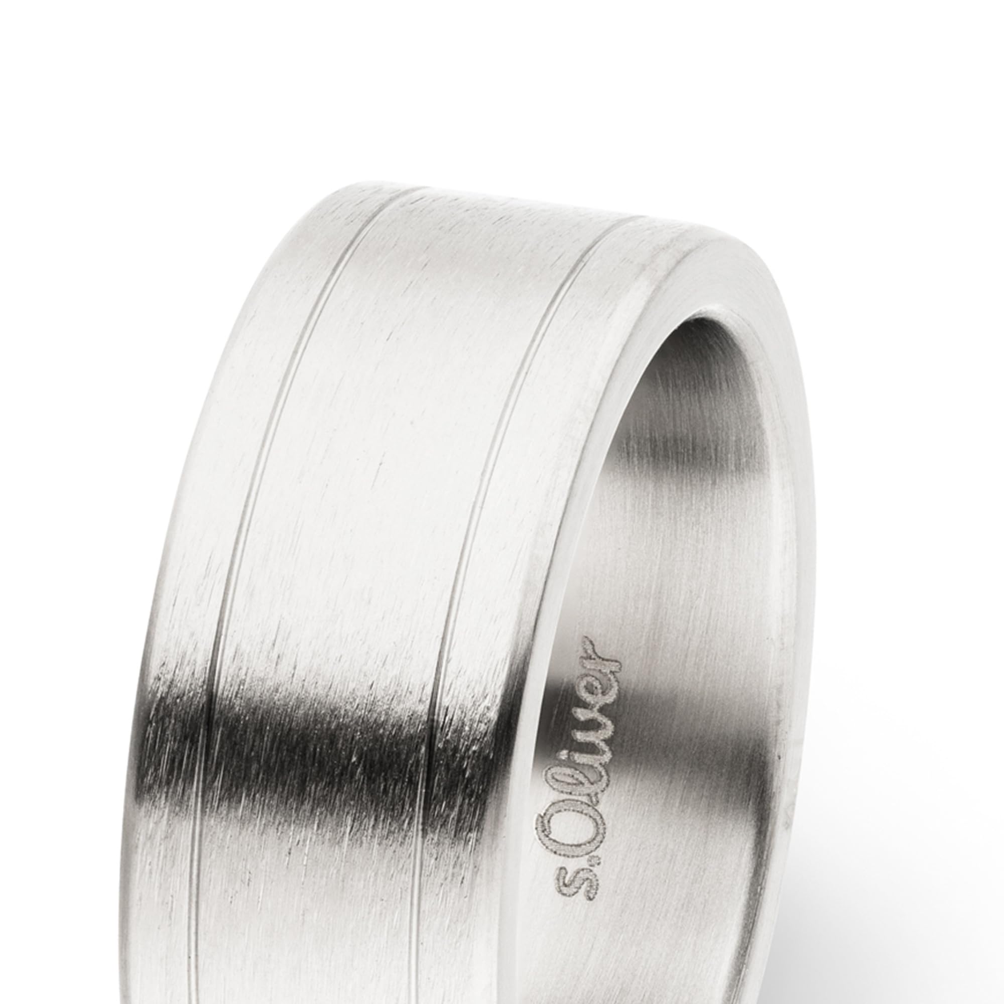 s.Oliver RED LABEL Basic Ring Silber Edelstahl