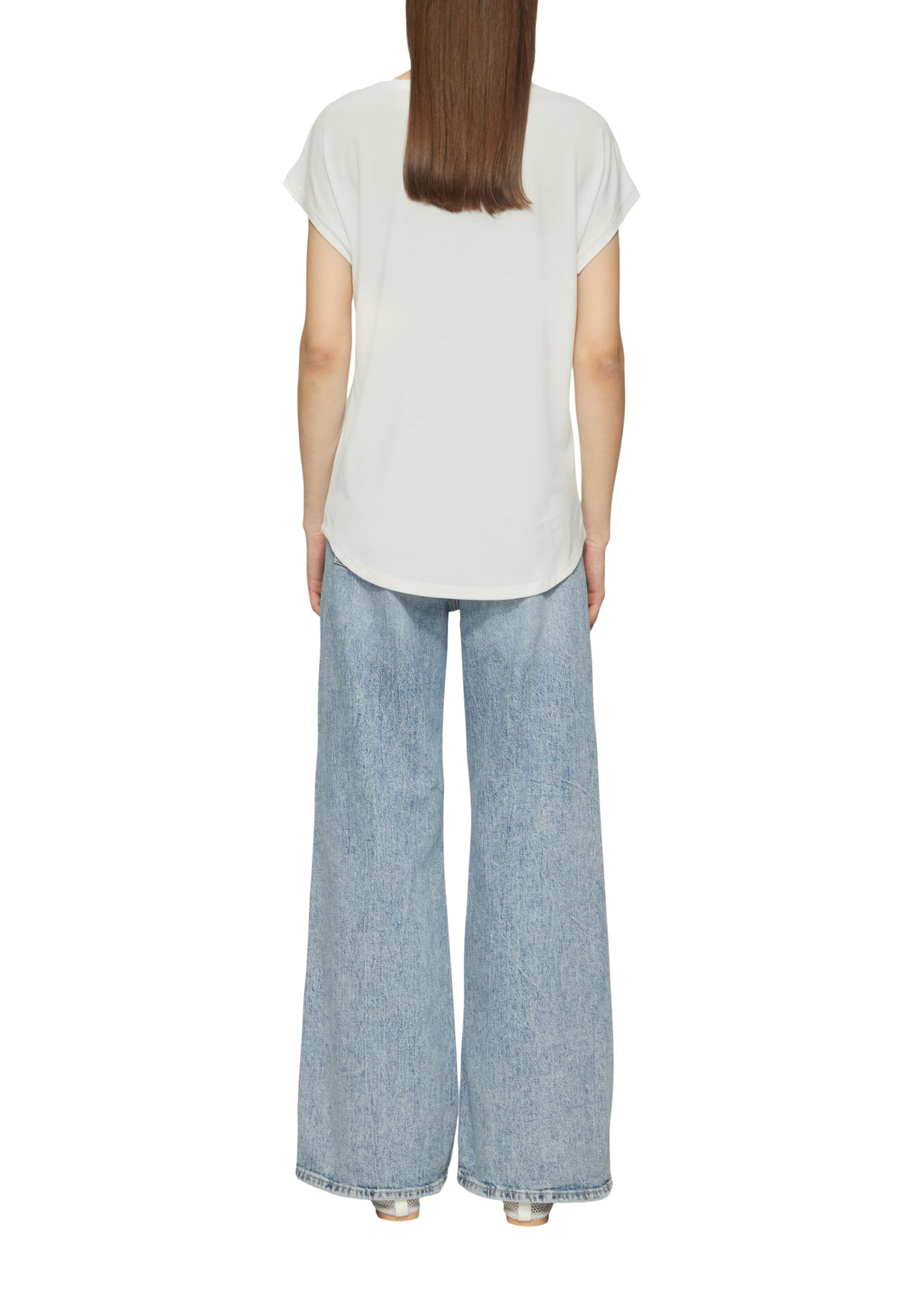 QS by s.Oliver lockeres T-Shirt Modalmix Damen weich