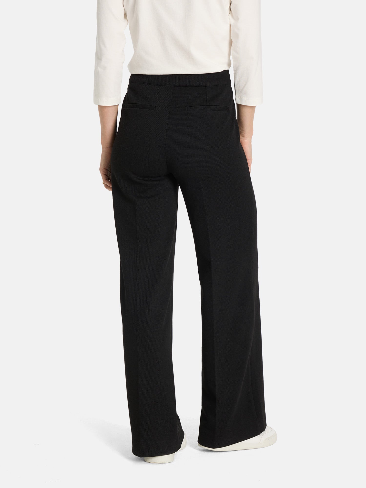 Lieblingsstück Wide Leg Hose Elasthan black