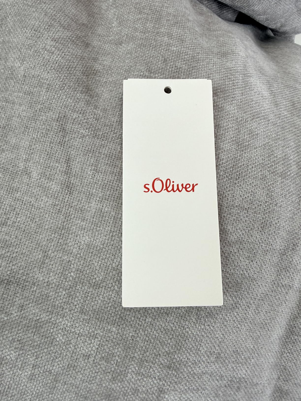 s.Oliver Lounge Hoodie Polyesterflausch grau Einheitsgröße