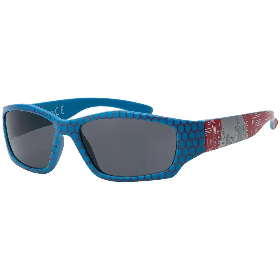 BEZLIT Kinder Sonnenbrille Muster blau-rot UV400