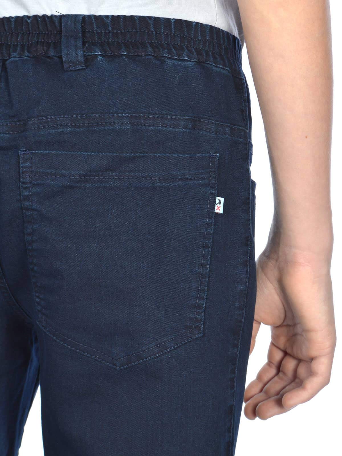 BEZLIT Jungen Chino Hose Jeans-Optik schwarz elastisch