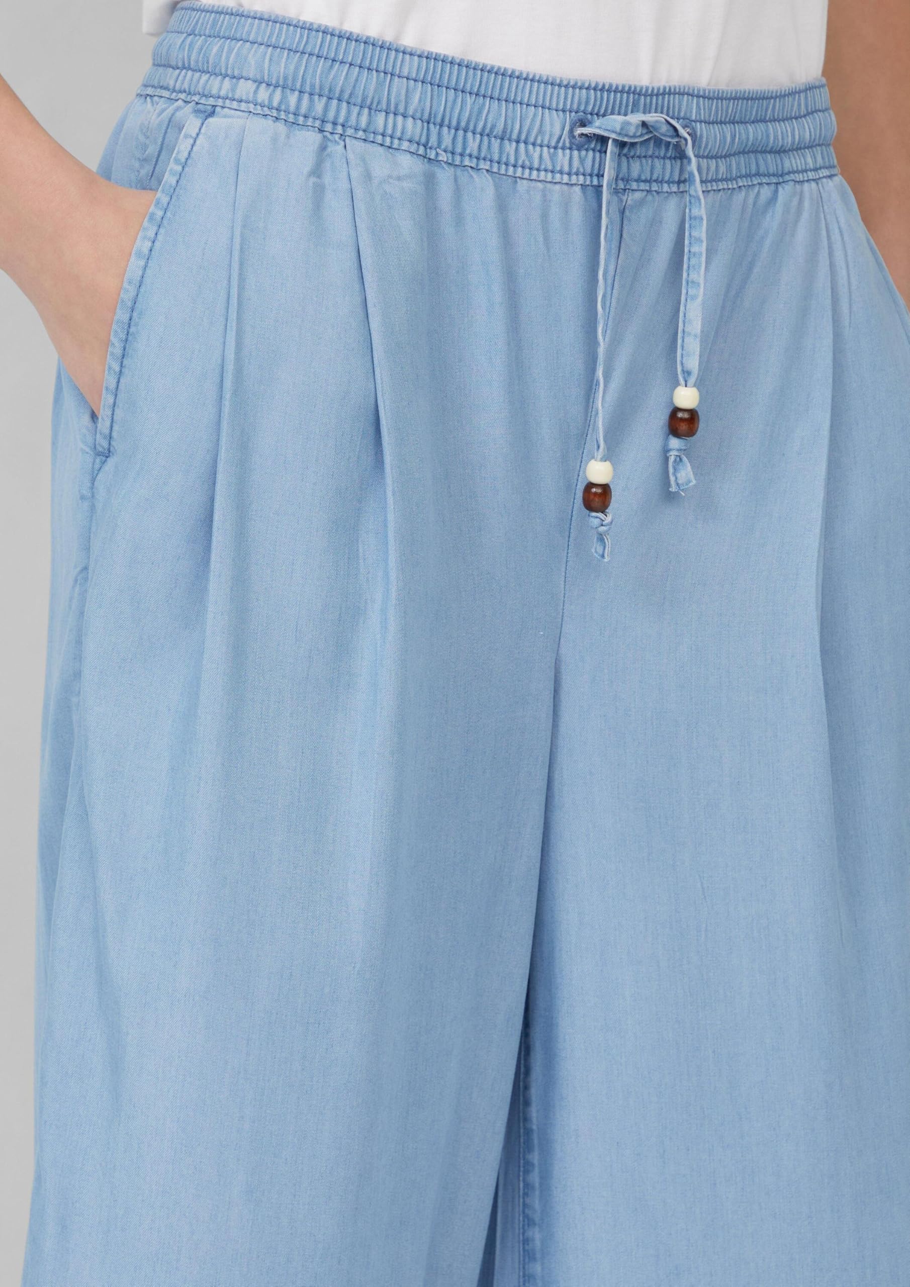 s.Oliver Suri Lyocell Culotte 42 Relaxed Fit Elastikbund