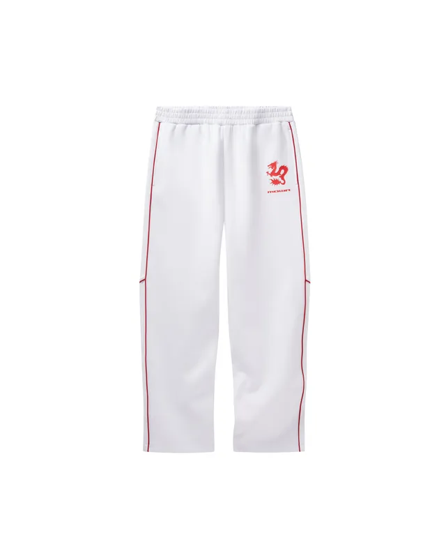 Mowalola Zushi Trackpants Jogginghose weiß Stretch