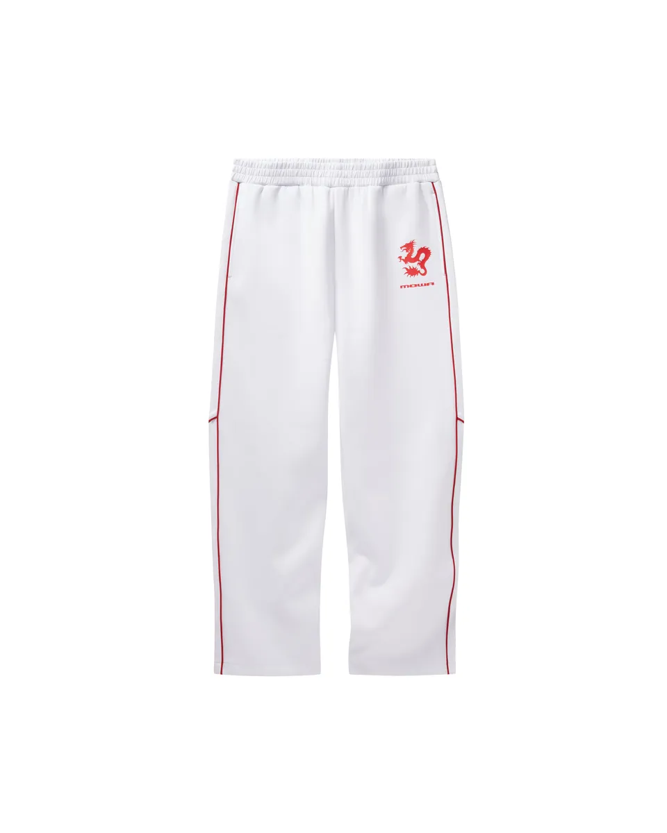 Mowalola Zushi Trackpants Jogginghose weiß Stretch
