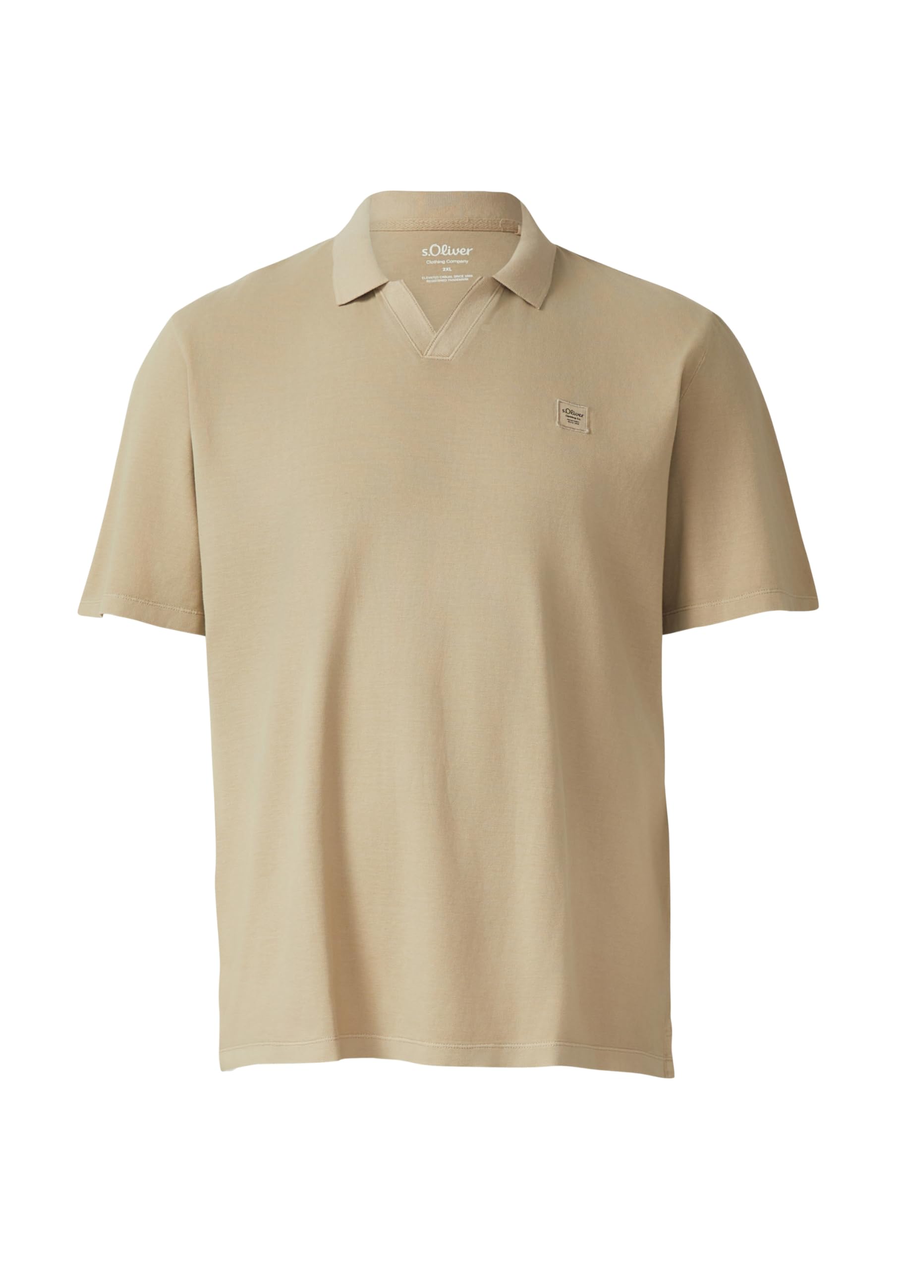 s.Oliver Regular Fit Polo-Shirt Pikée Garment Dye