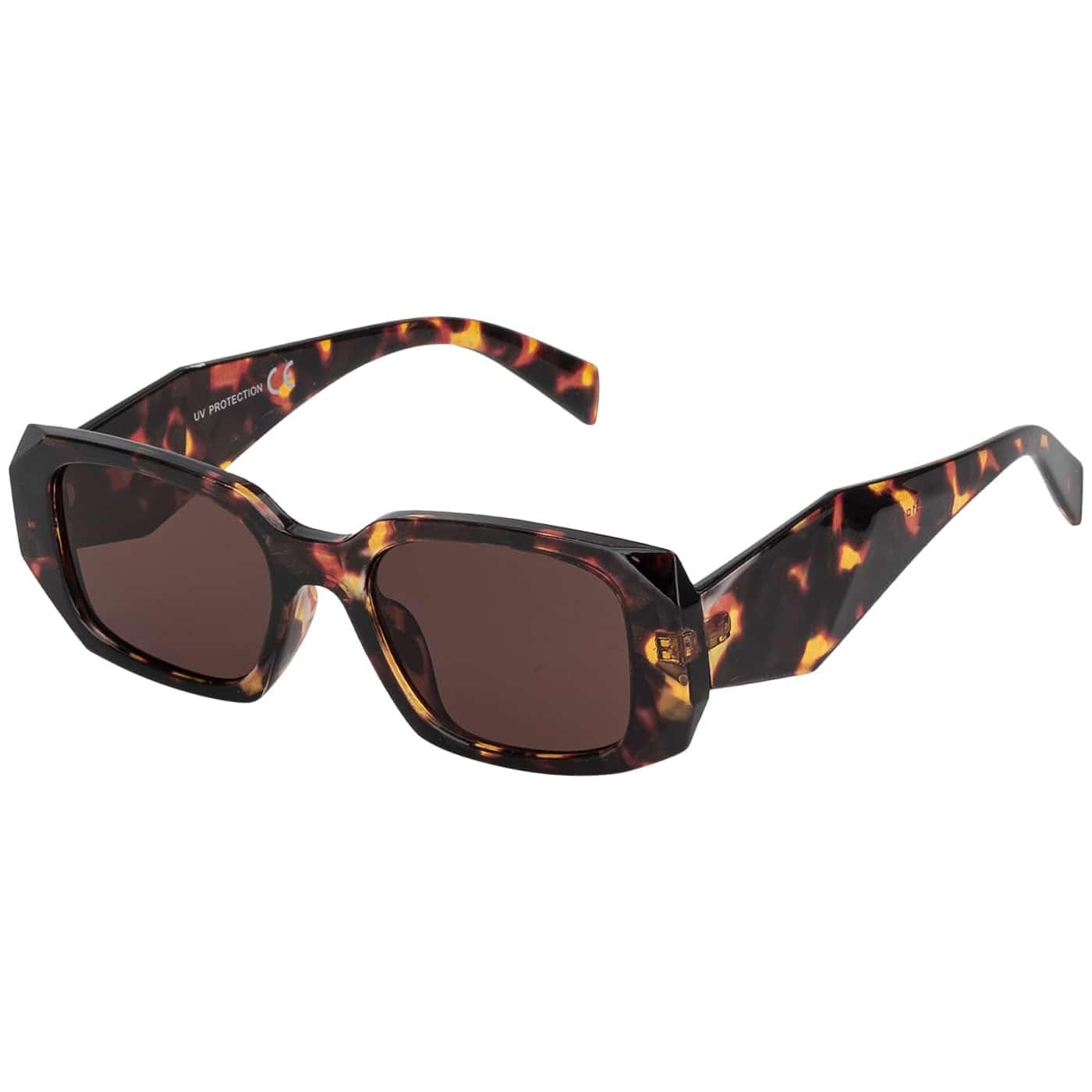 BEZLIT Retro Sonnenbrille Mintgrün Oversize rechteckig