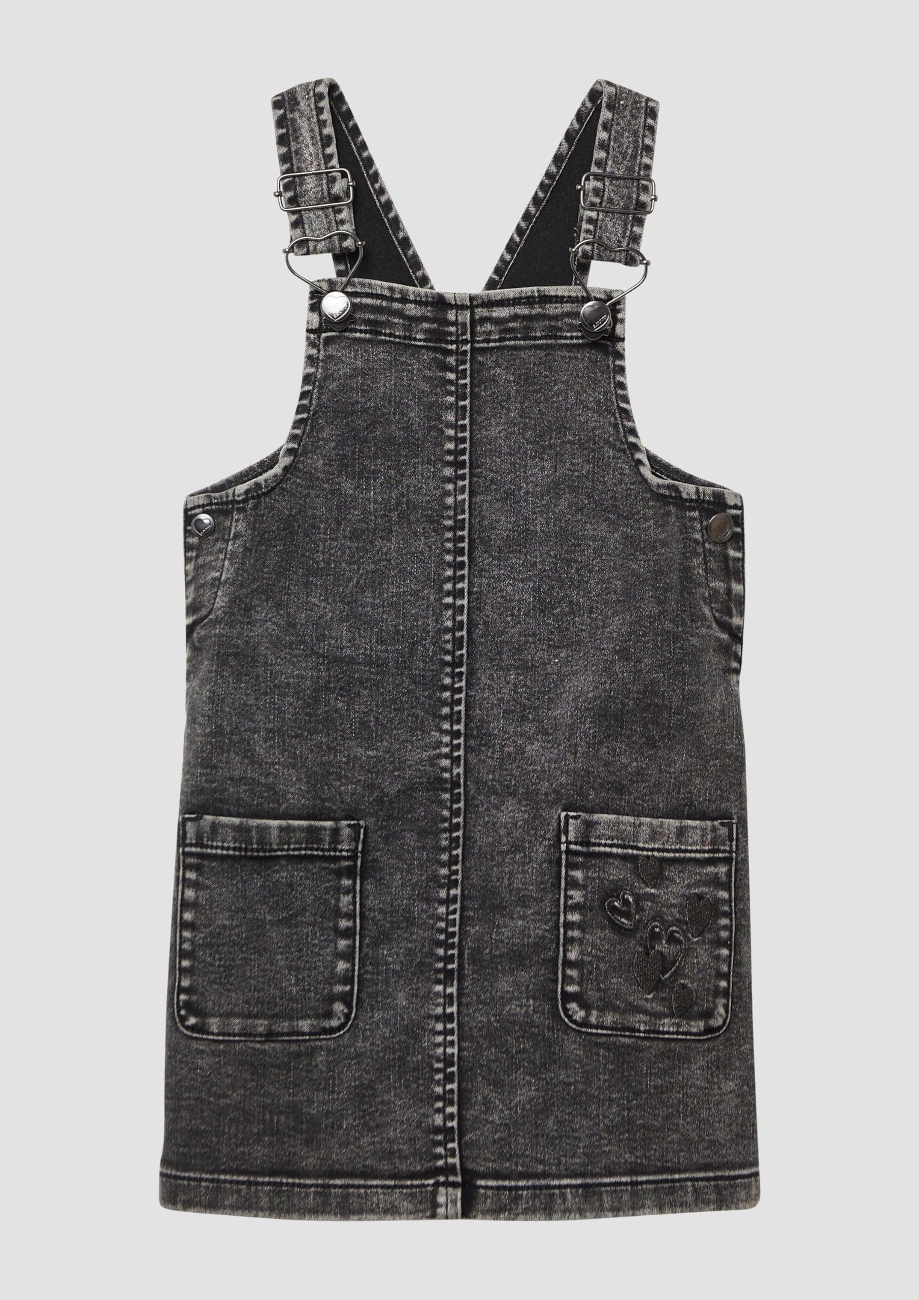 s.Oliver RED LABEL Latzrock Denim Gr. 128 Stickerei