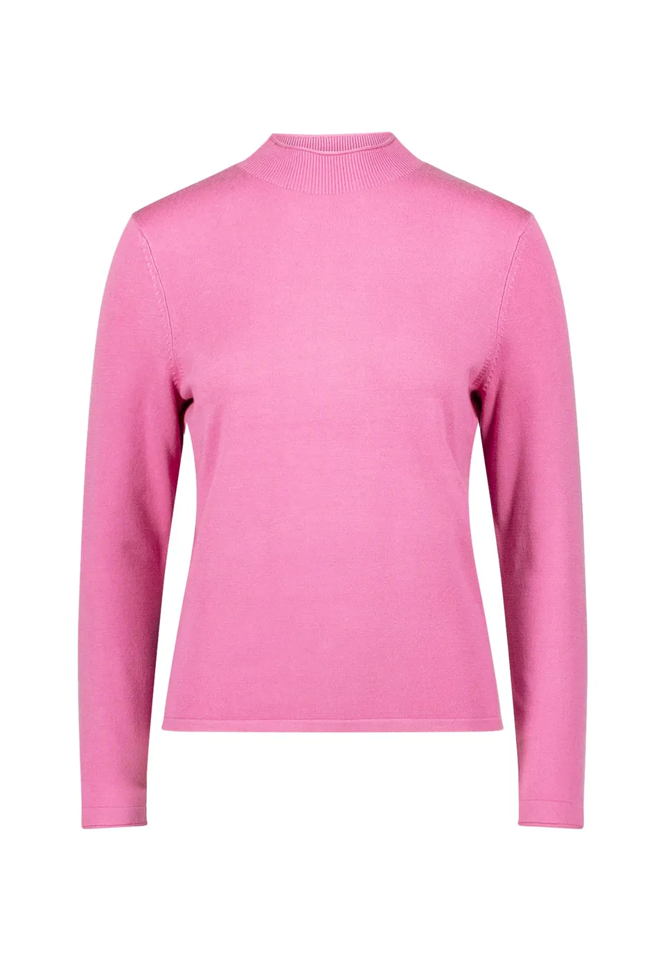 zero Feinstrickpullover hoher Kragen Raspberry Velvet Gr.40