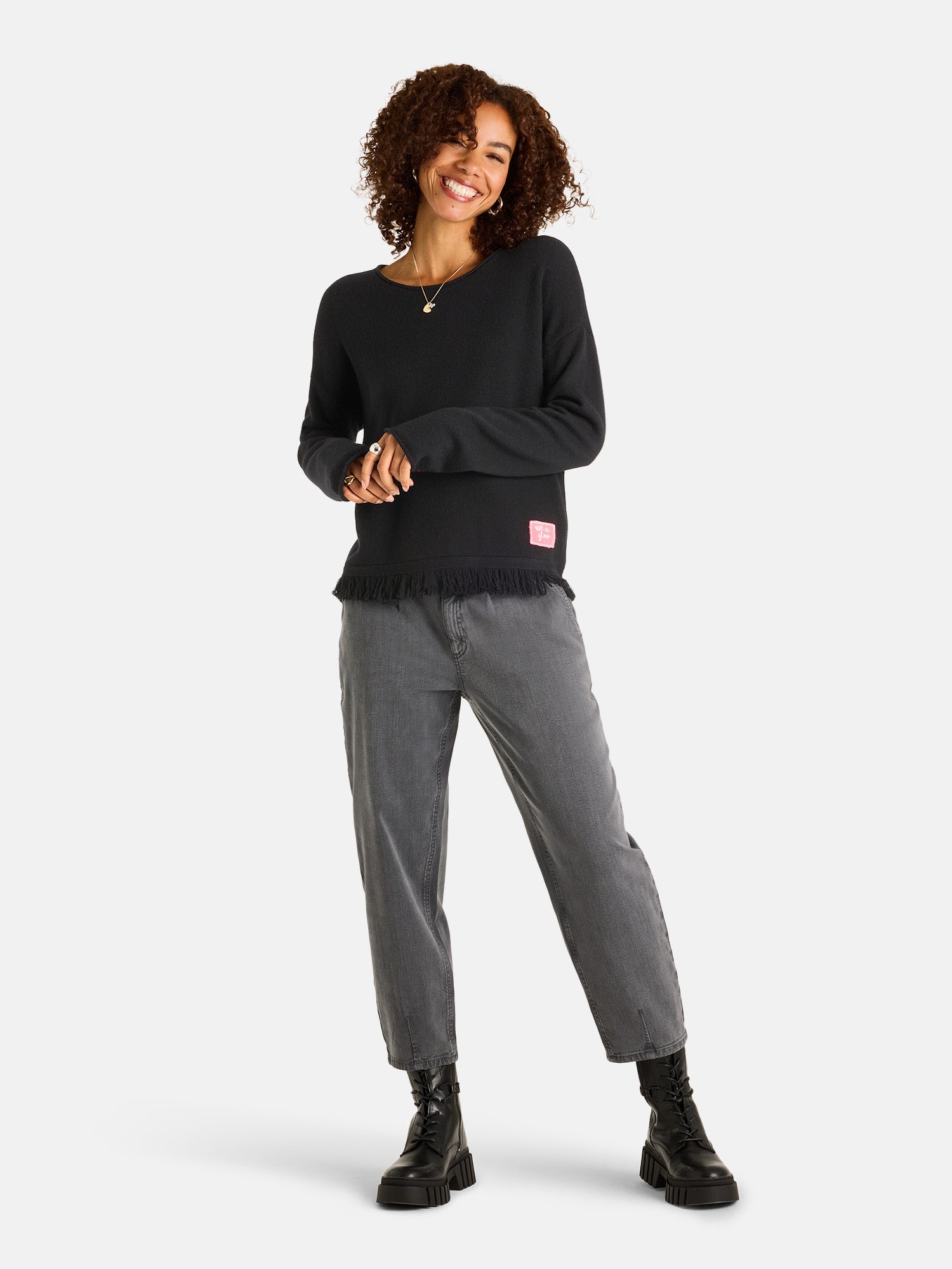 Lieblingsstück NarmaL Pullover black mit Kaschmir