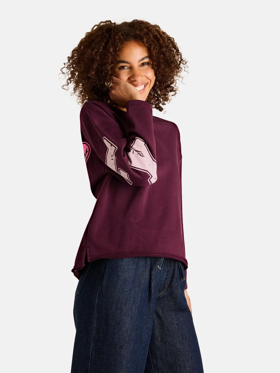 Lieblingsstück KiaL Sweatshirt fig mit Rückenprint