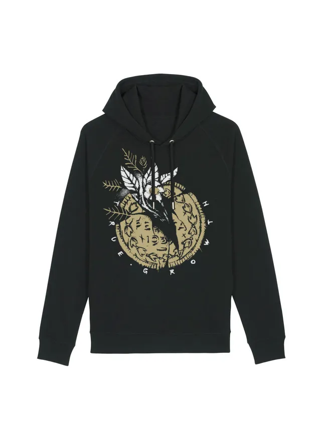 dna merch Wahres Wachstum Aragon Hoodie schwarz