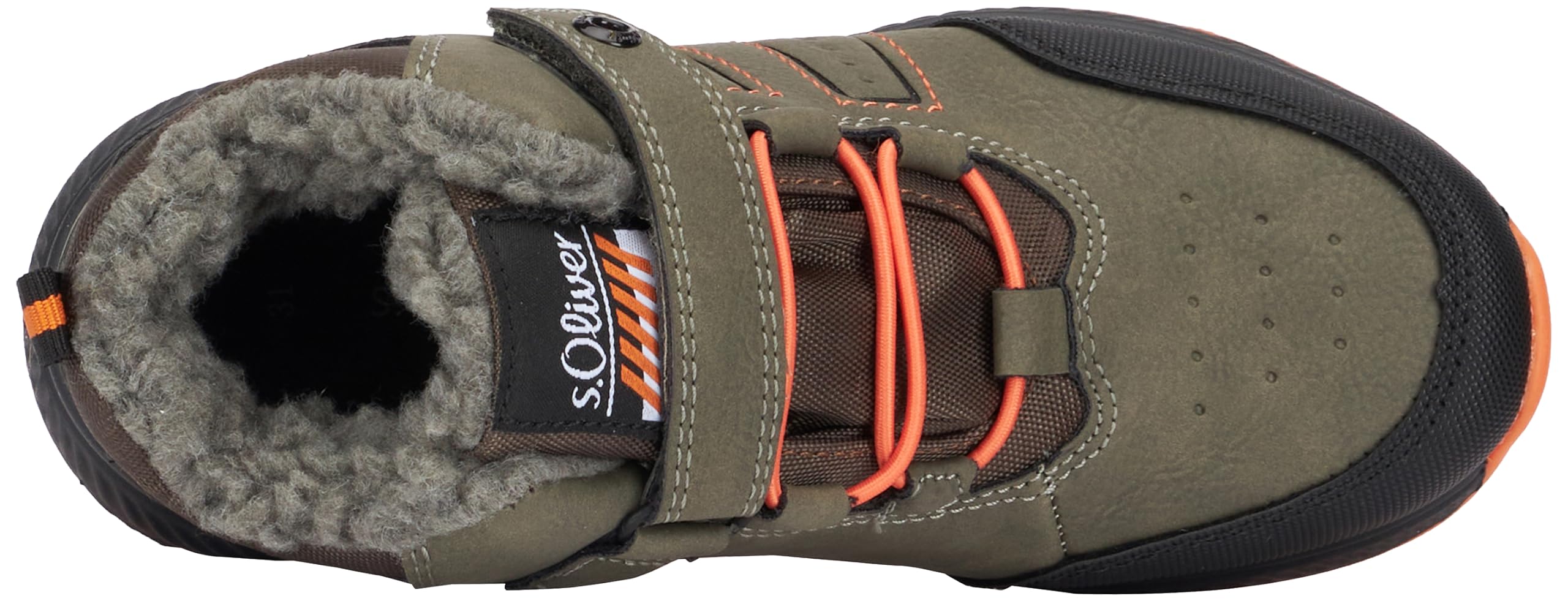 s.Oliver Sneaker Jungs hoch Klett schwarz 32 EU