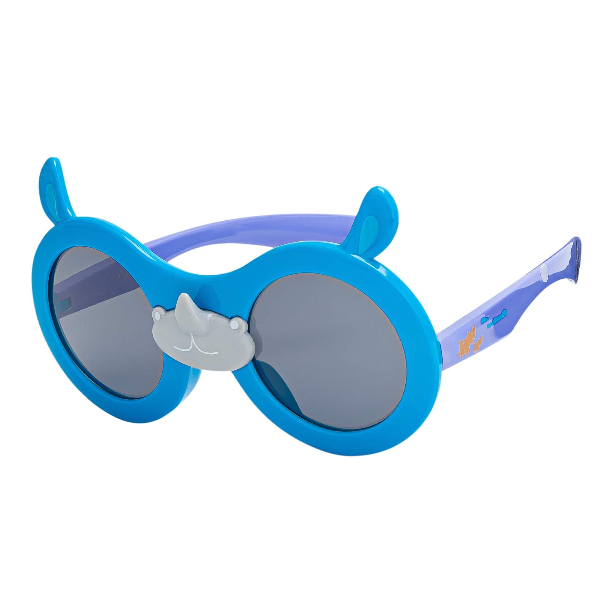 BEZLIT Tiermotiv Kinder Sonnenbrille Schwarz-Rot rund UV400