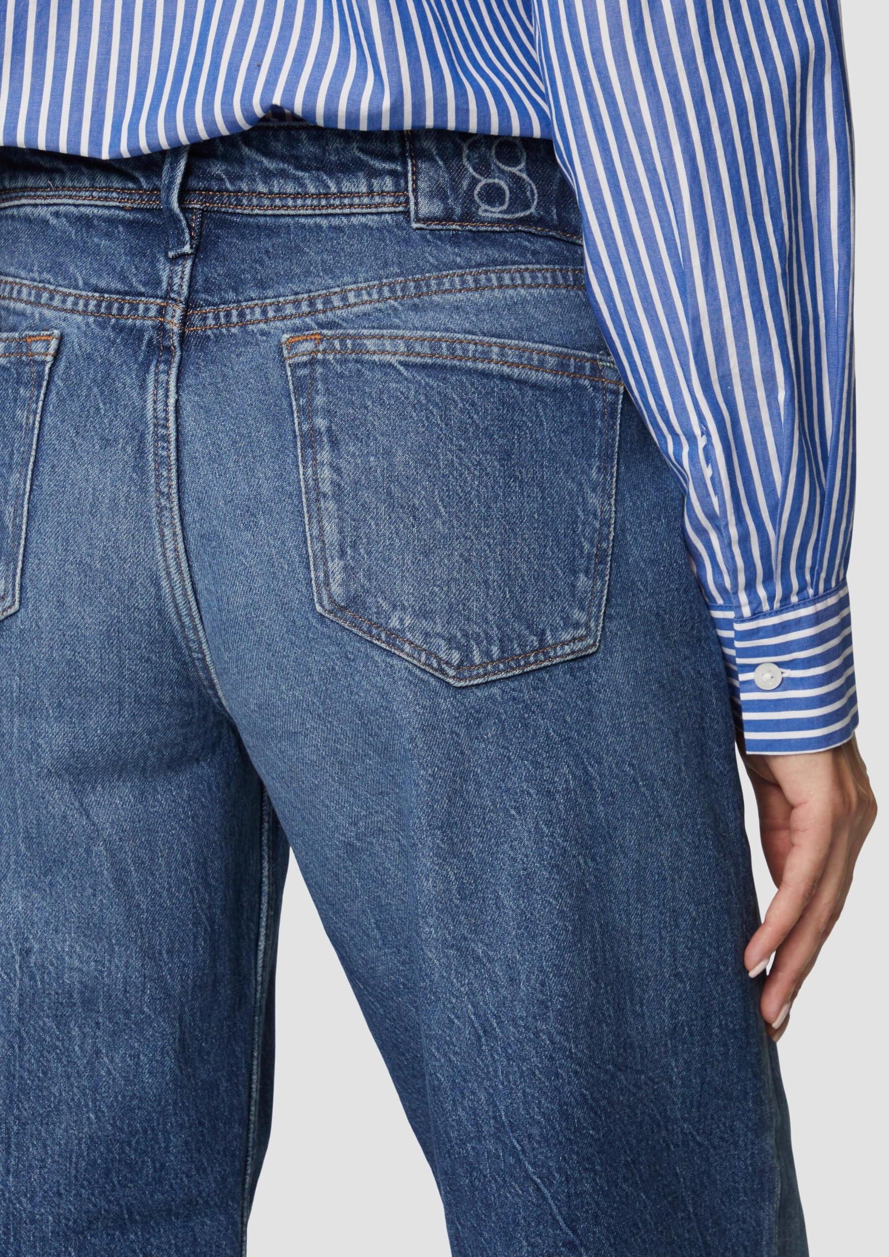 s.Oliver Suri Wide Leg Jeans 40W 32L Low Rise Denim