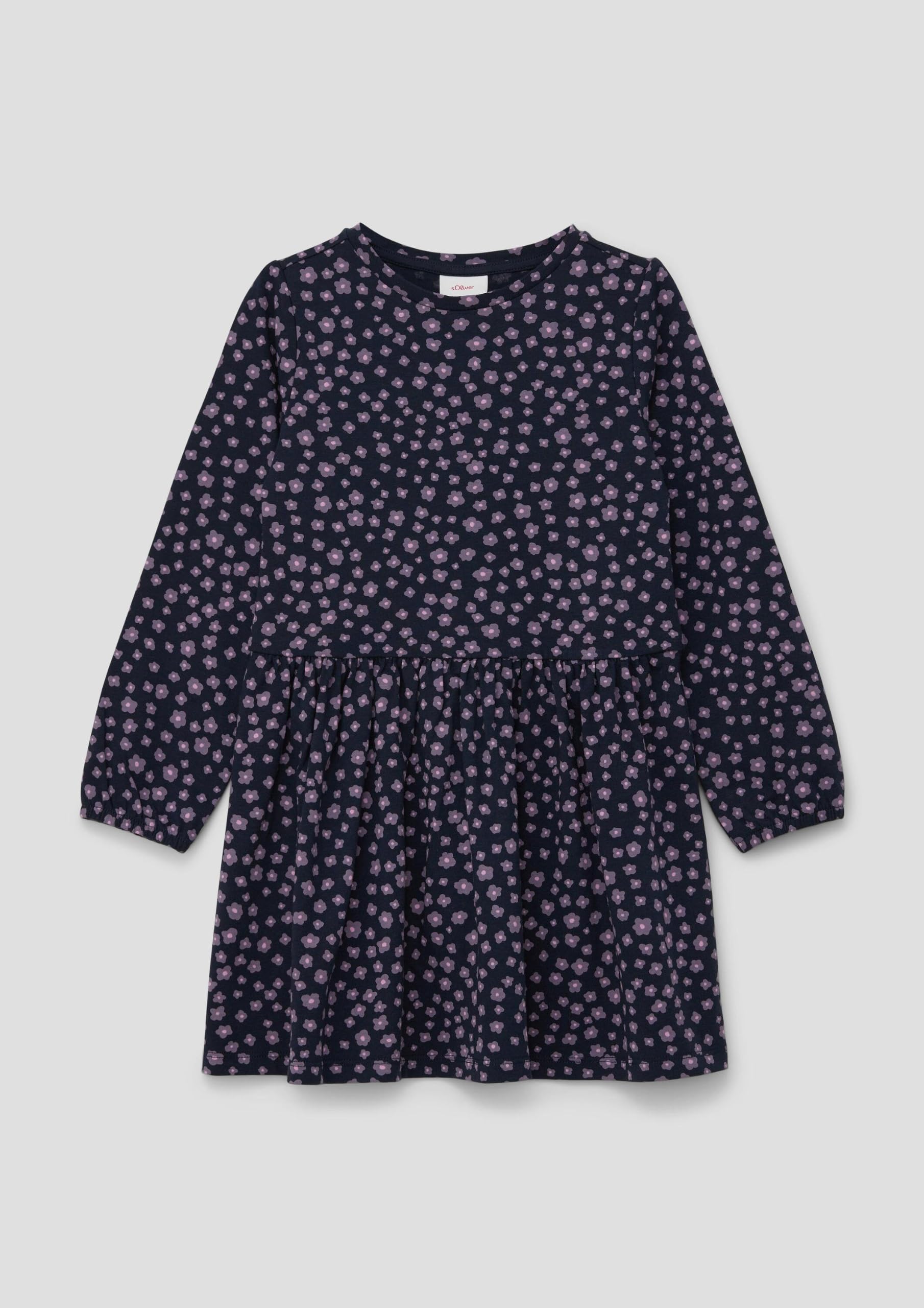 s.Oliver Junior Kinderkleid Gr. 92 Alloverprint Baumwolle