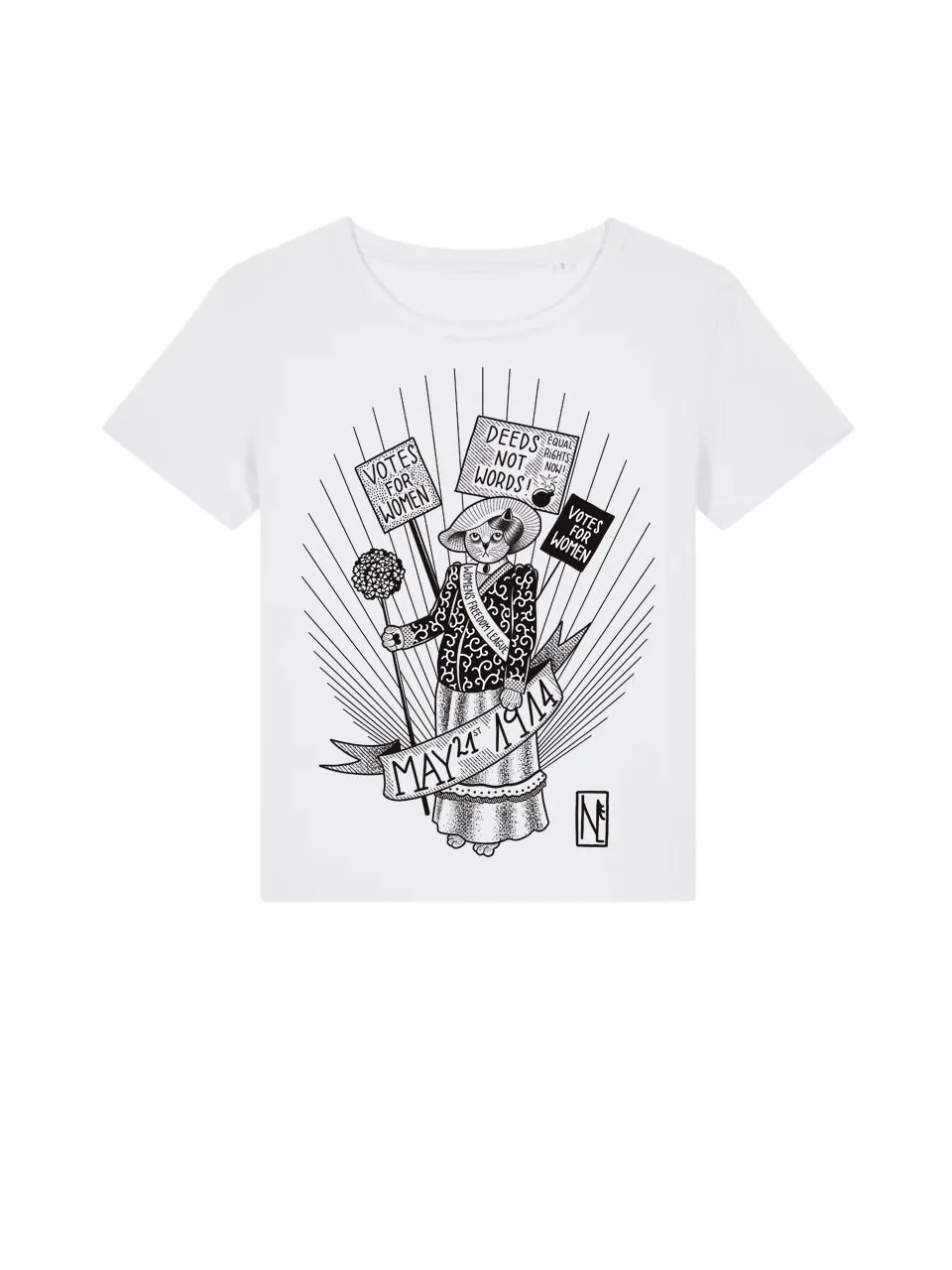 dna merch Suffragettes 1914 T-Shirt Right To Vote