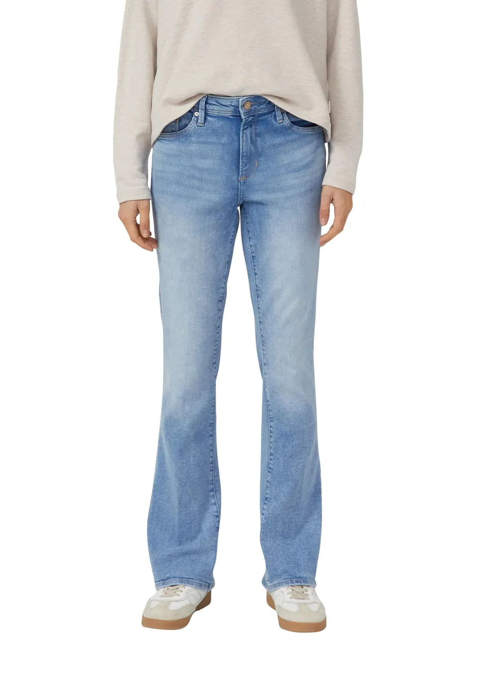 s.Oliver Beverly Bootcut Jeans Damen 40W/32L Mid Rise