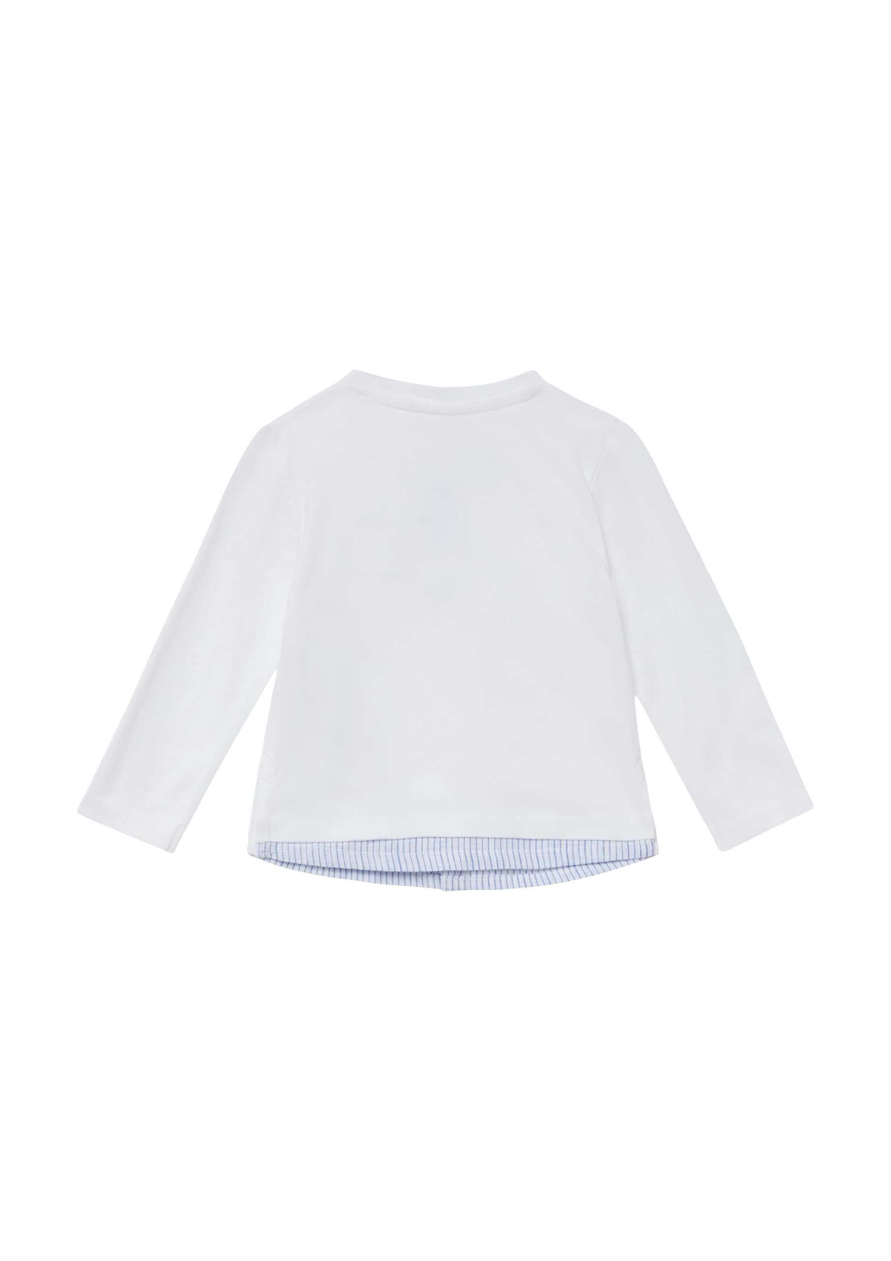 s.Oliver Junior 2175989 Langarmshirt Weiß Gr. 68 Baby