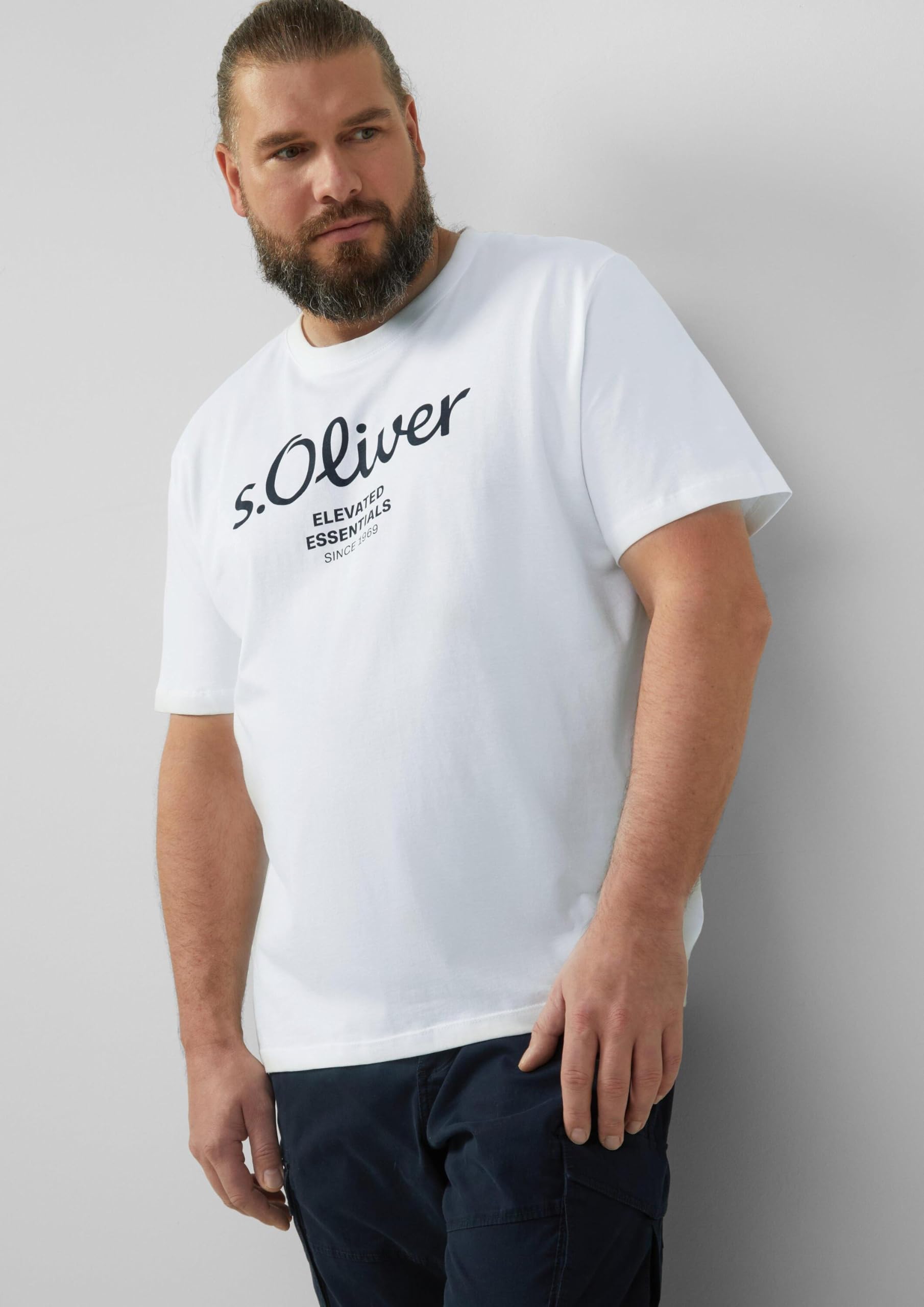s.Oliver Logo-Print T-Shirt aus Baumwolle für Jungen