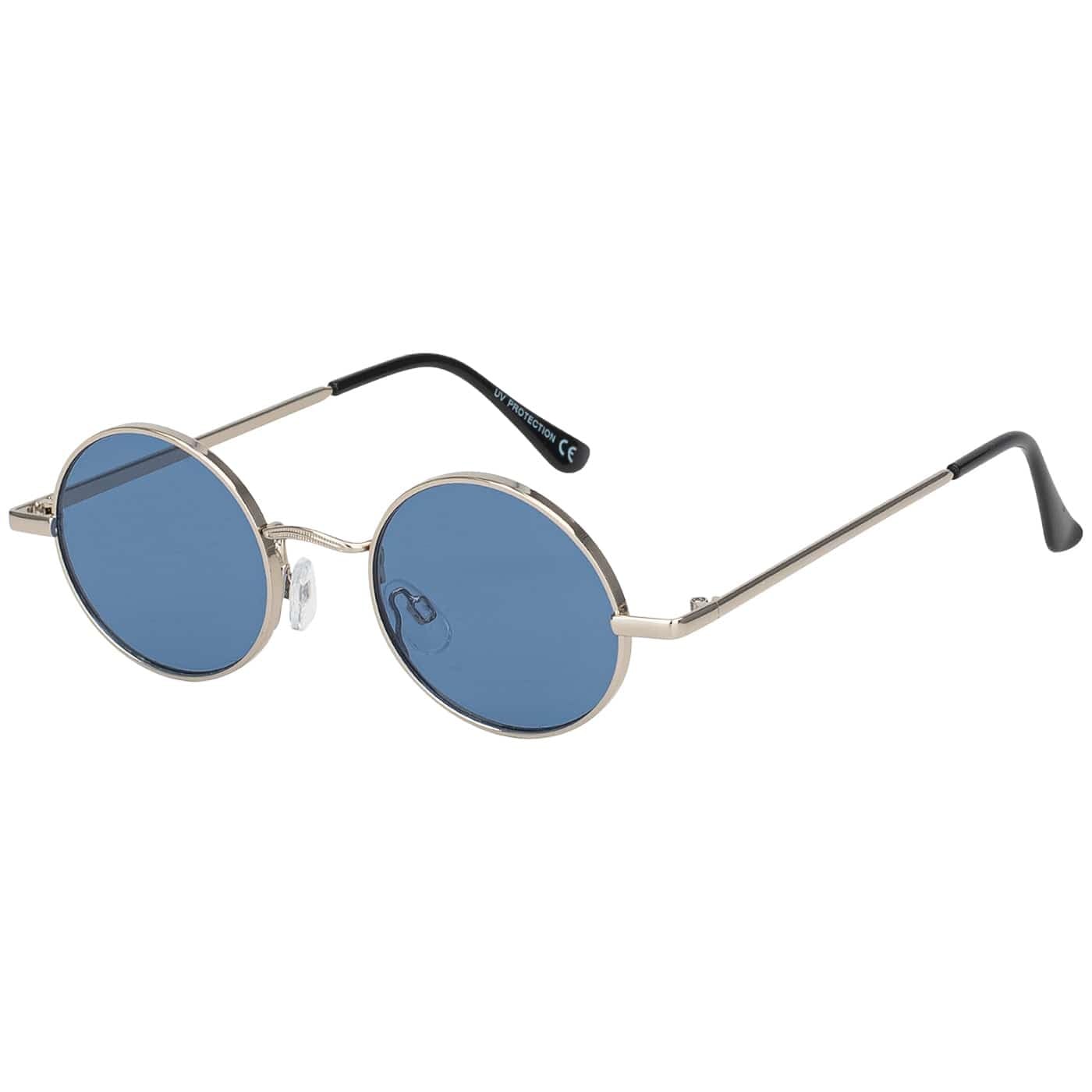 BEZLIT Damen Sonnenbrille rund Orange Metall UV400
