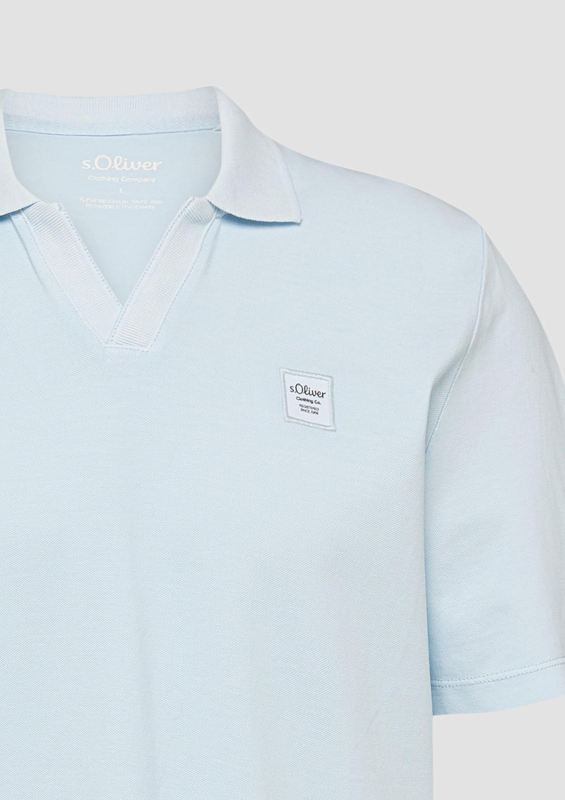 s.Oliver Junior Poloshirt Baumwoll-Piqué Garment Dye