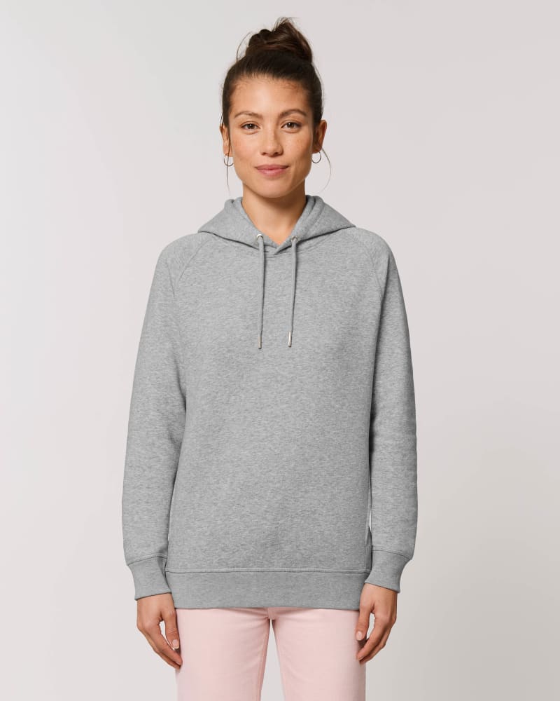 COR Herztier Unregierbar Kapuzenpullover Heidegrau Band-Merch
