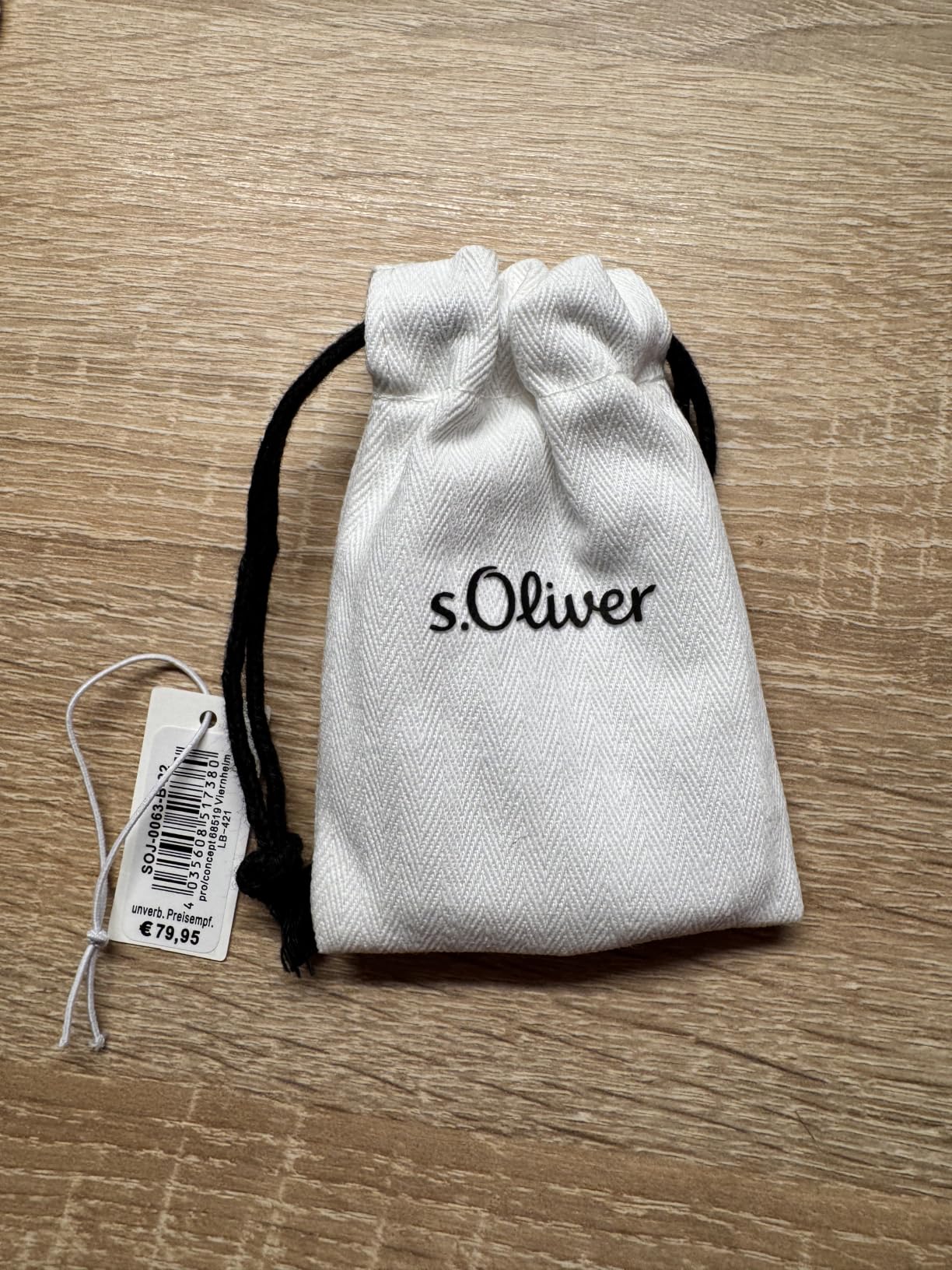 s.Oliver RED LABEL Königskette Halskette Edelstahl silber markant