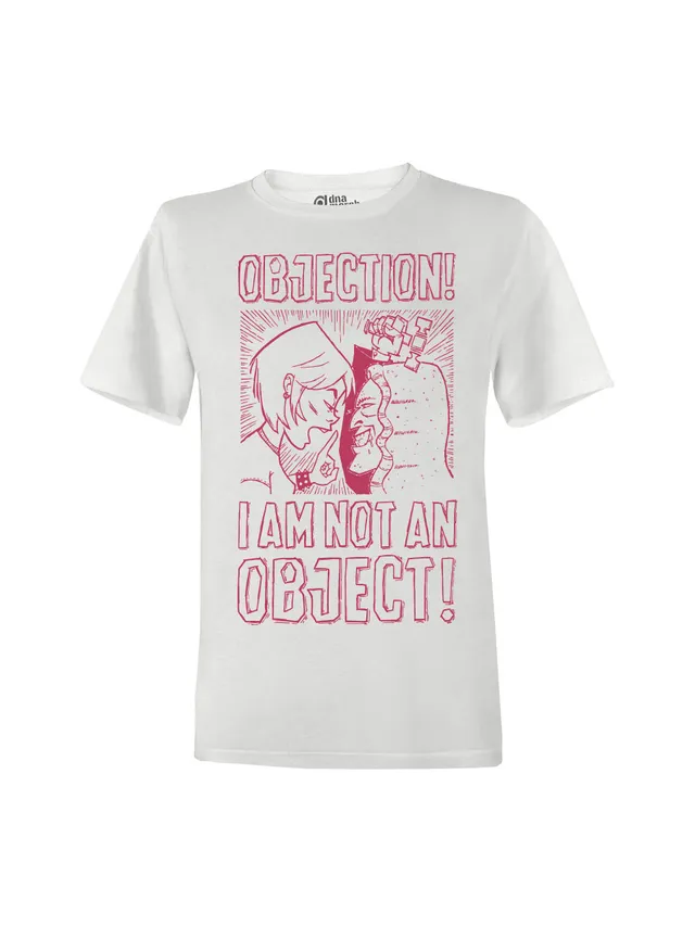 dna merch Objection I Am Not An Object T-Shirt Biobaumwolle