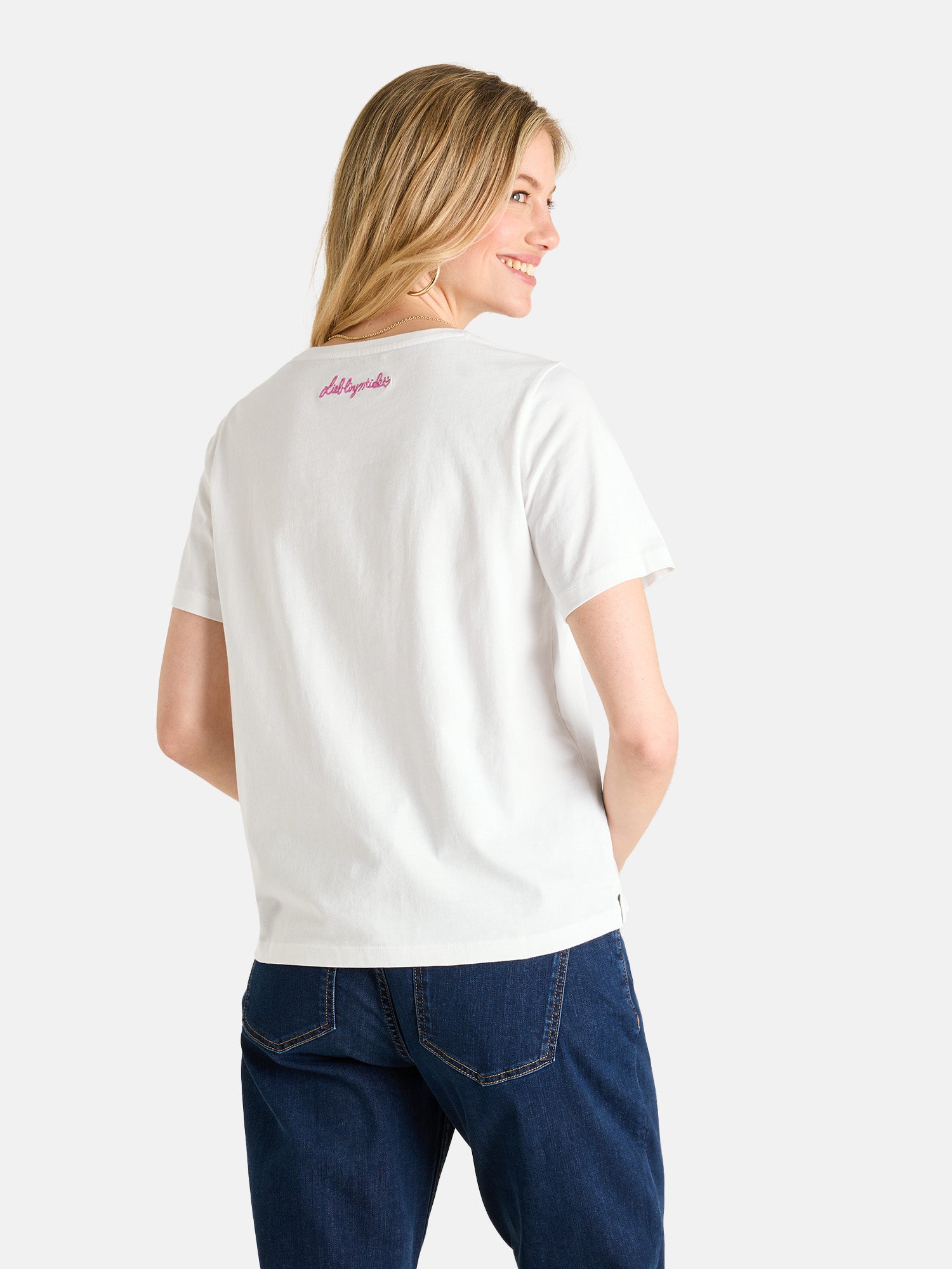 Lieblingsstück LillyL T-Shirt Off White Baumwolle Print