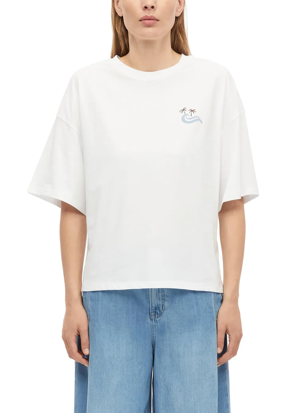 s.Oliver Red Label T-Shirt Oversize 38 mit Print