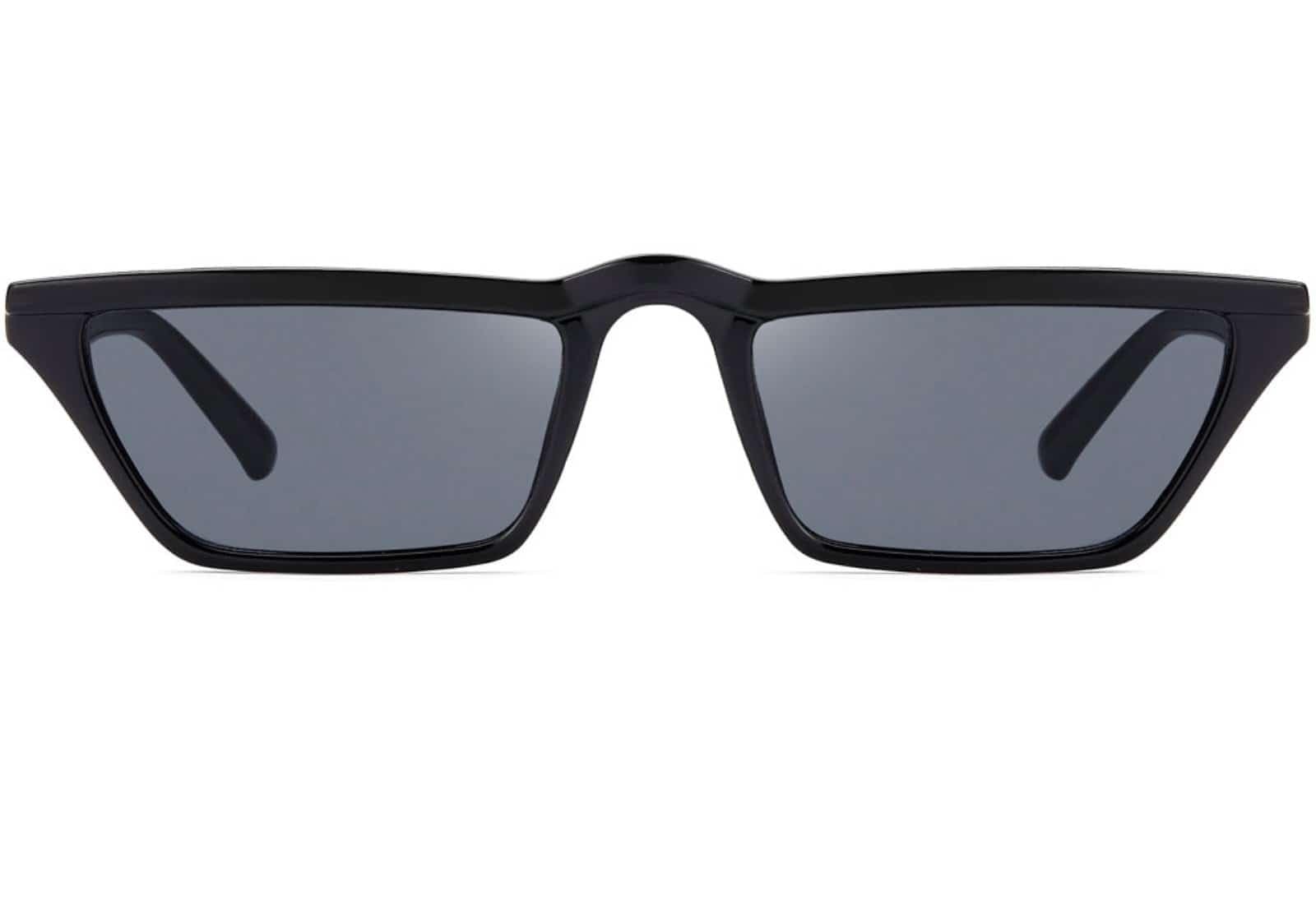 BEZLIT Cat Eye Sonnenbrille Schwarz Retro rechteckig