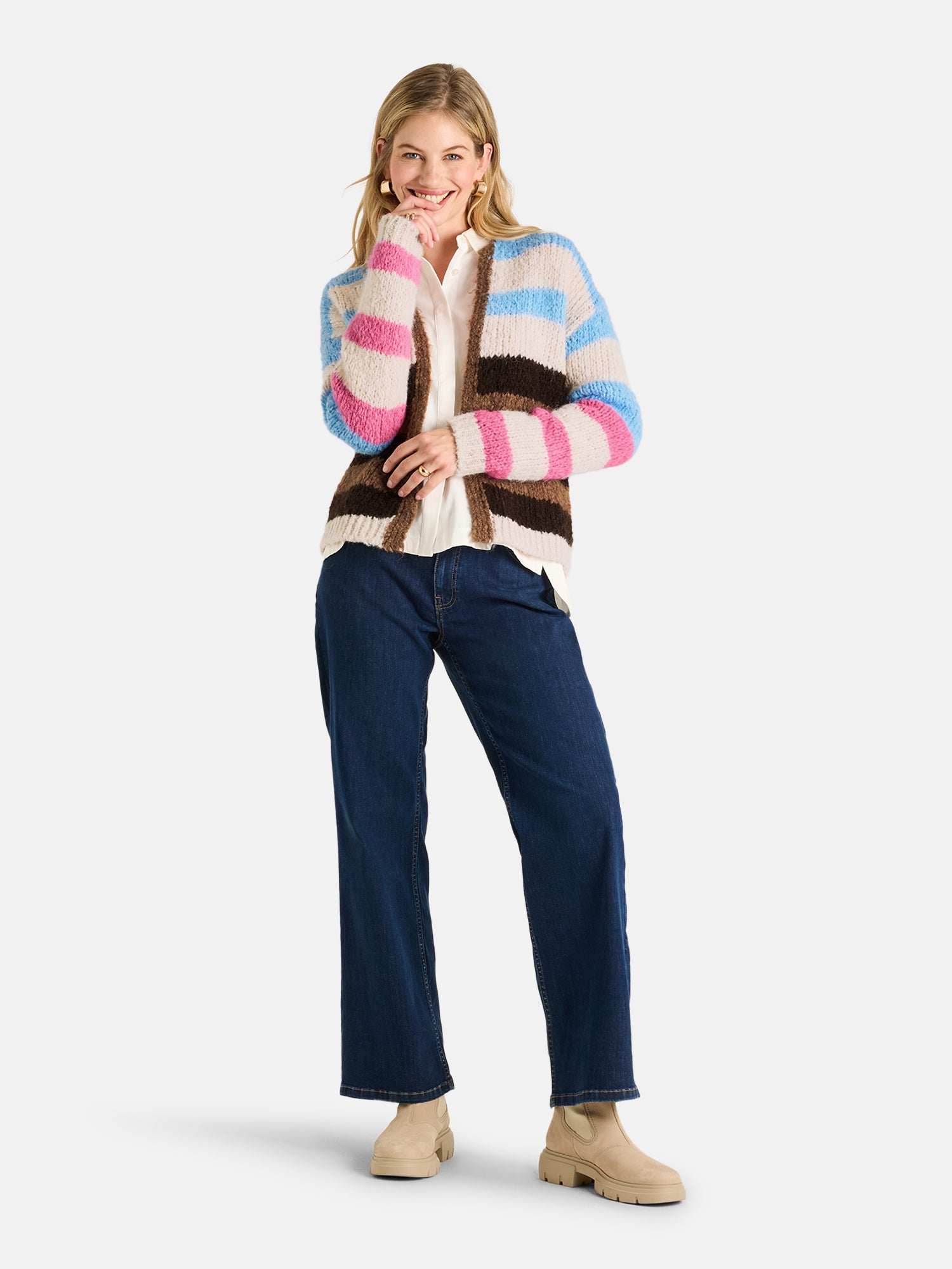 Lieblingsstück AdiaL Strickjacke sand Alpakamix