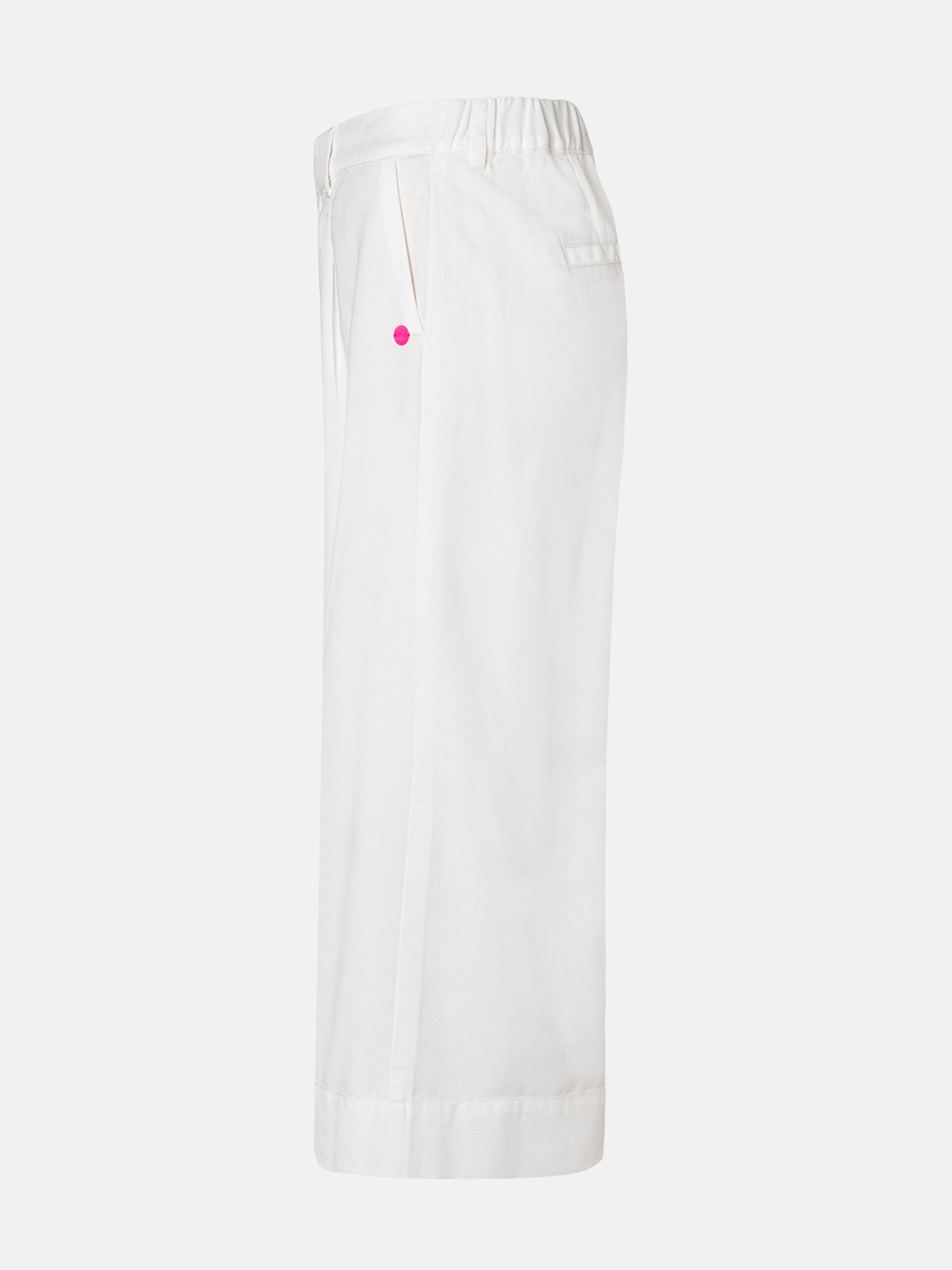 Lieblingsstück Culotte offwhite aus Baumwollmix weit