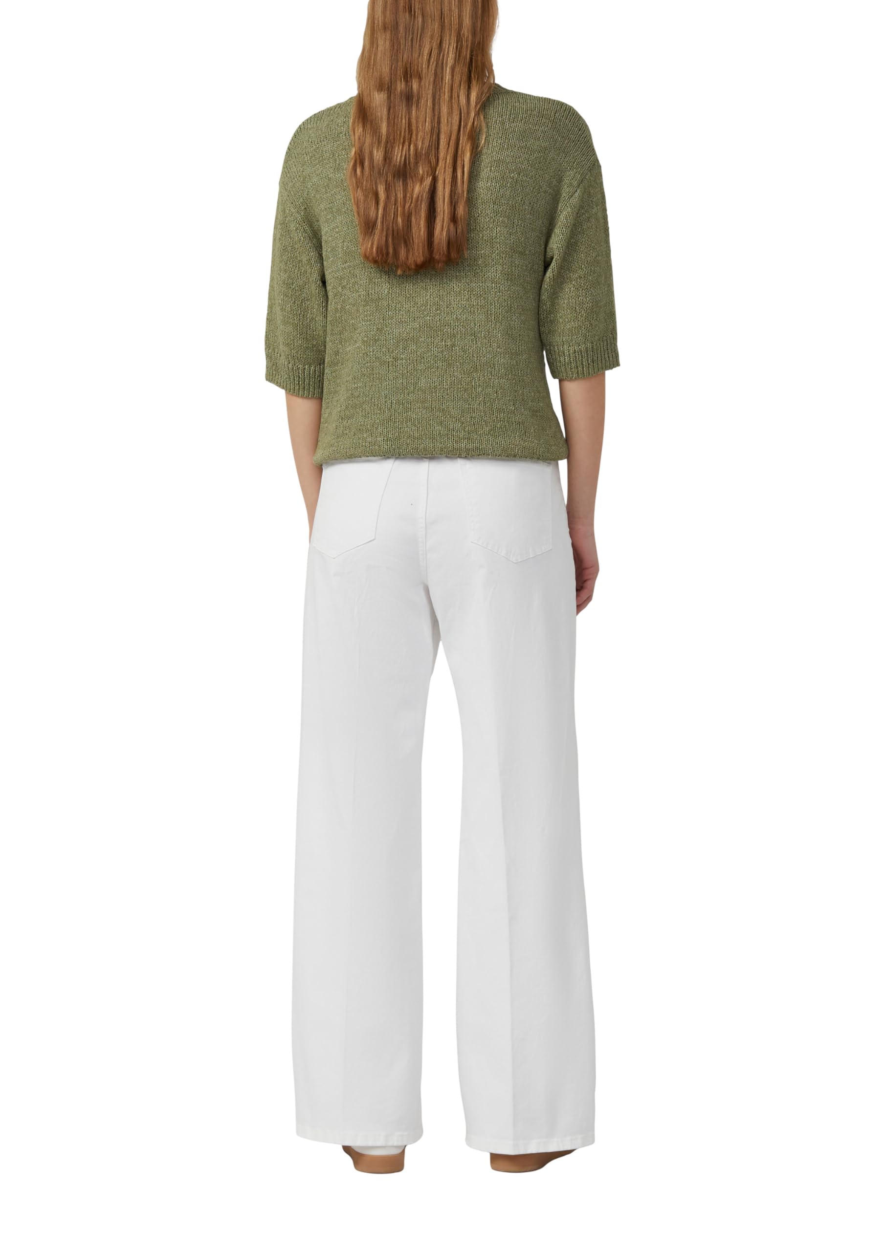 s.Oliver Suri High Rise Wide Fit Jeans Weiß 38W/32L