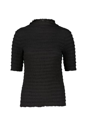 zero Shirt mit Rüschen 38 Black Beauty leger