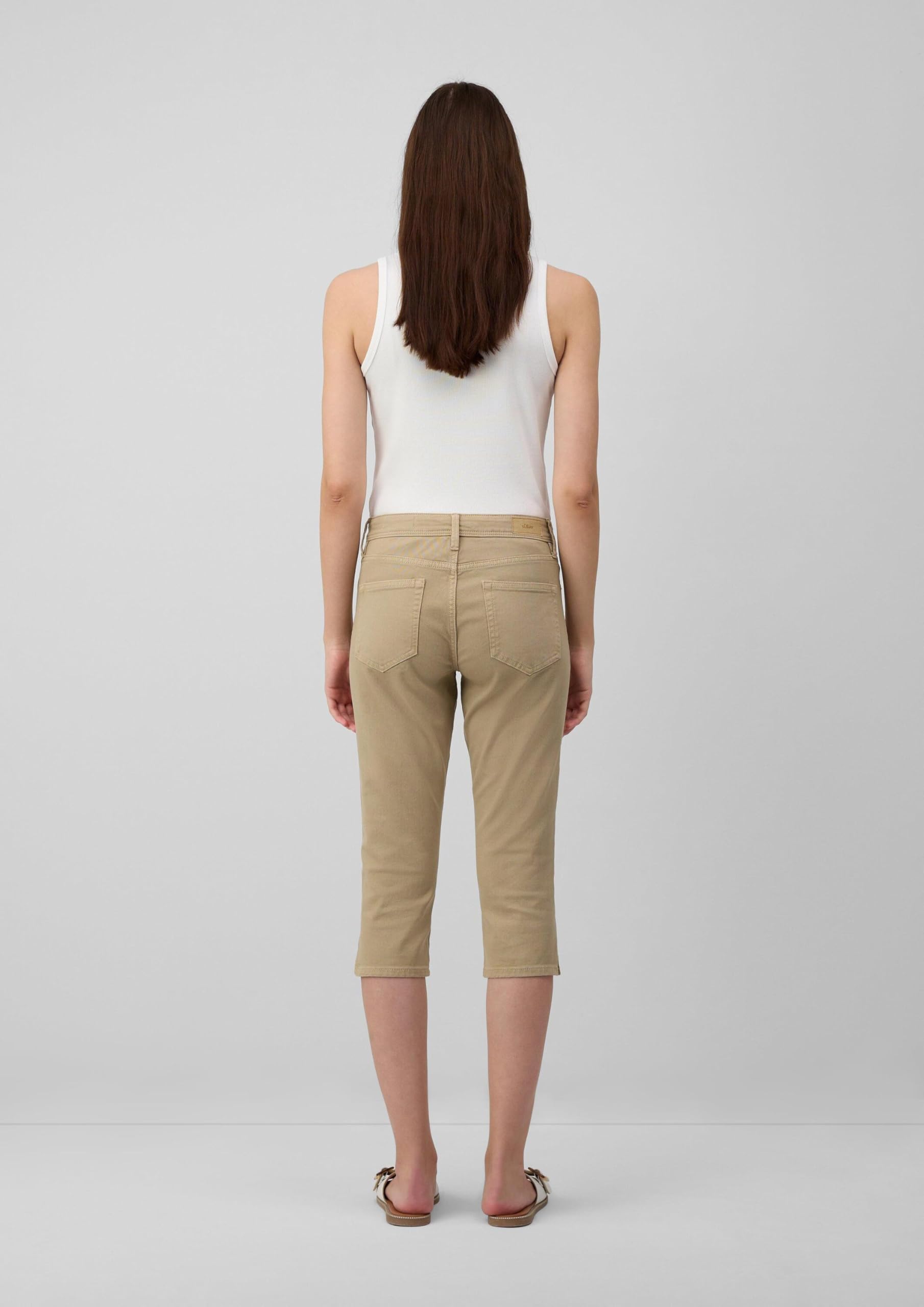 s.Oliver Betsy Capri-Jeans Slim Mid Rise Gr. 38 Denim