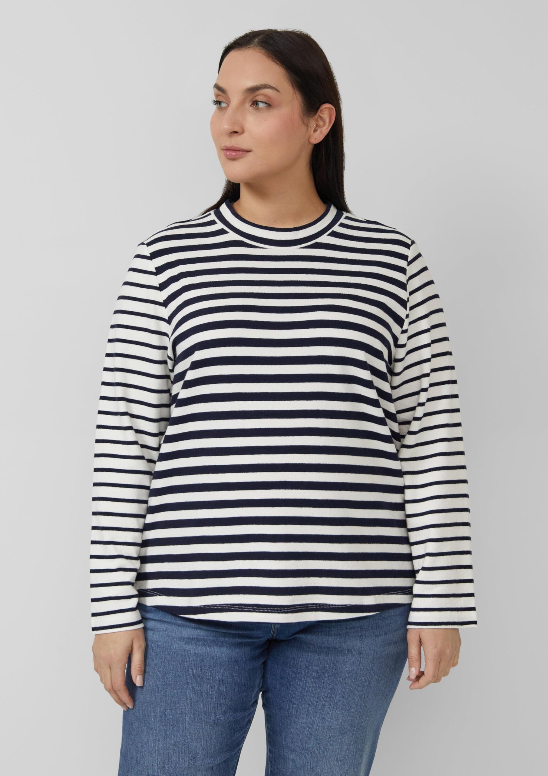 s.Oliver RED LABEL 2179778 Curve Sweatshirt Streifen 46