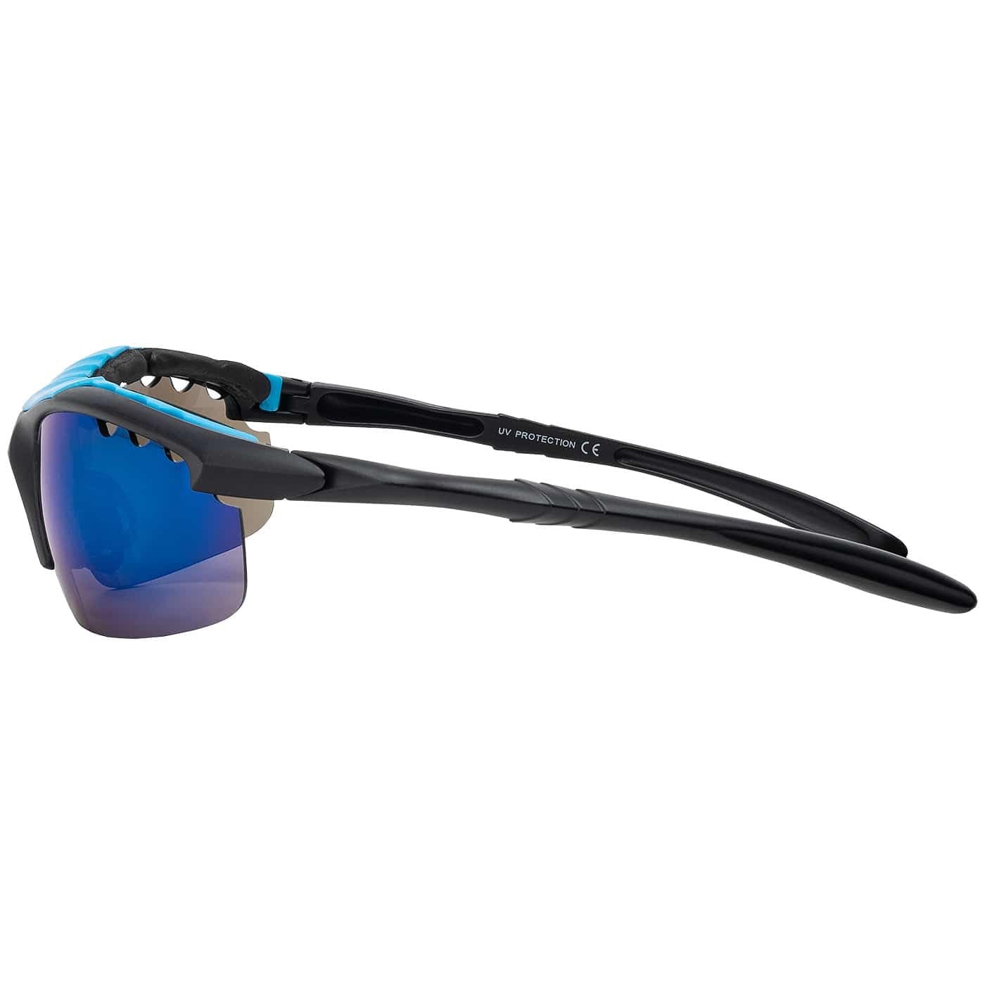 BEZLIT Sport Sonnenbrille Blau verspiegelt UV400