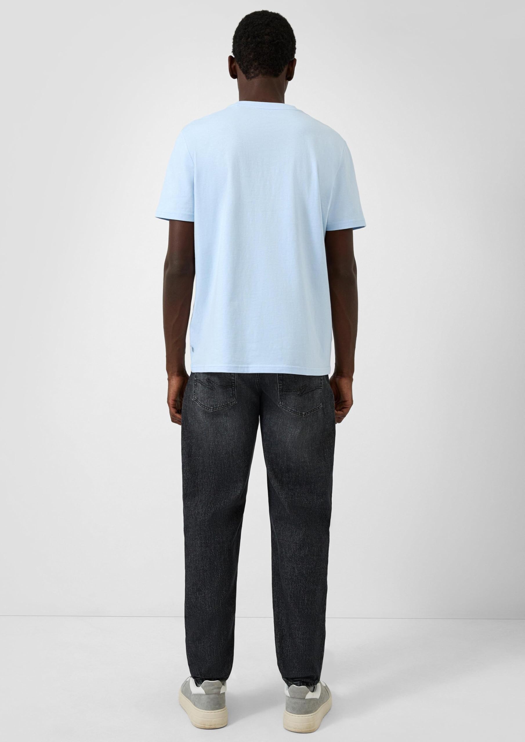 s.Oliver QS T-Shirt mit Frontprint Vintage-Print