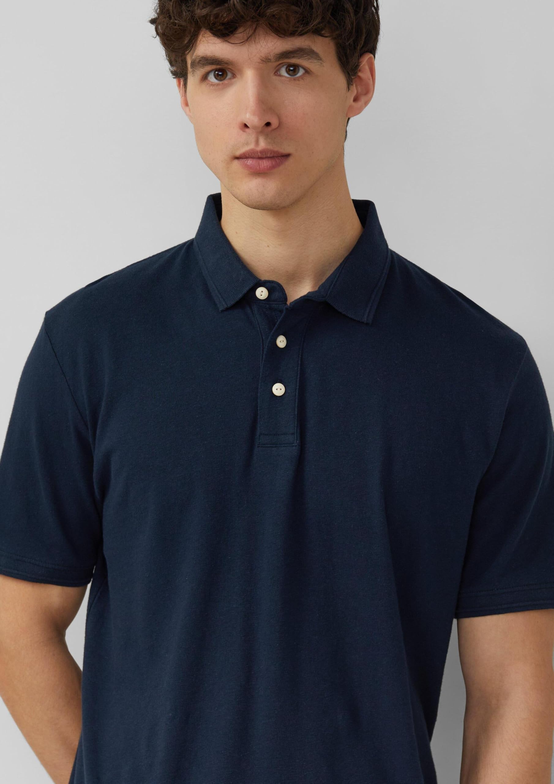 s.Oliver Junior Poloshirt Baumwoll-Leinenmix Sommer