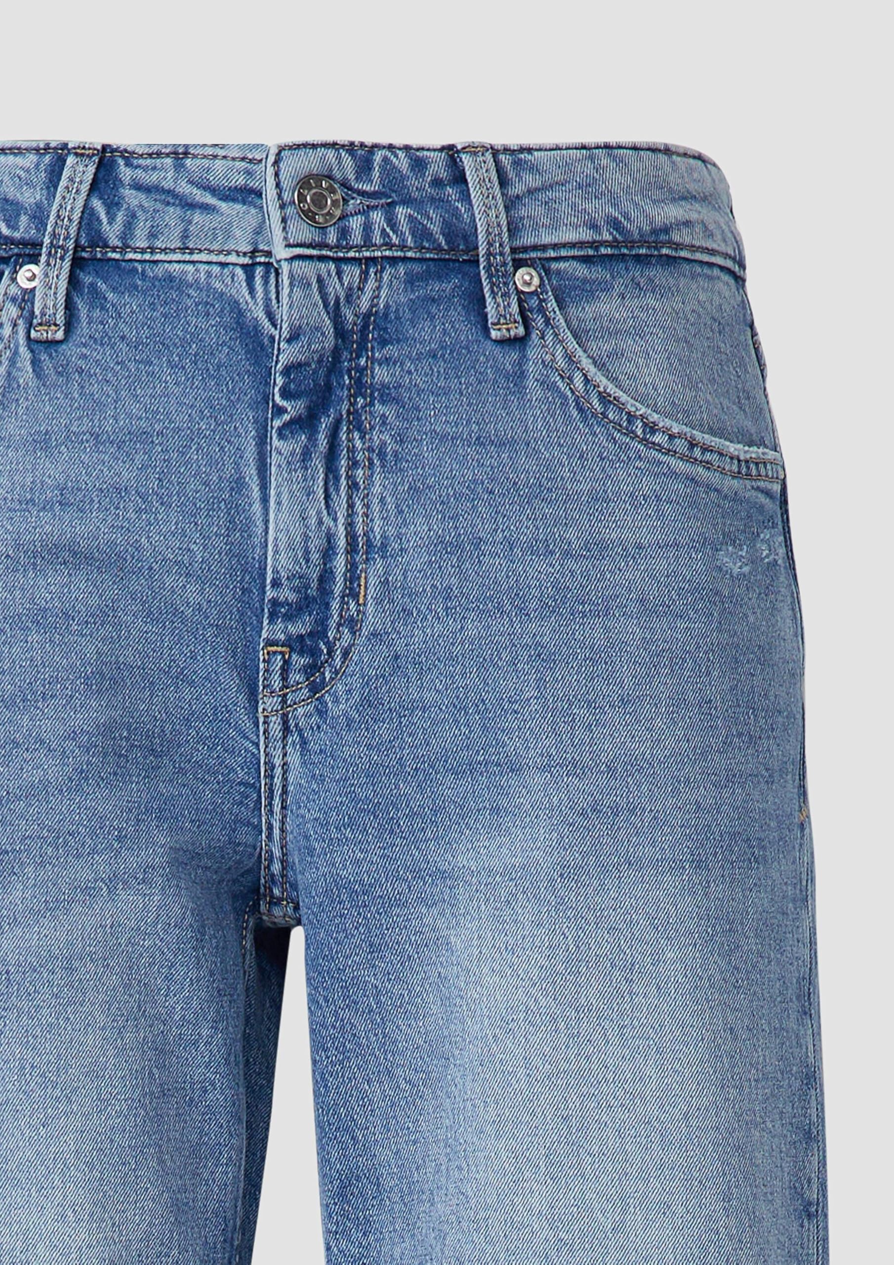 s.Oliver Jeans Karolin Straight Cropped Gr.46 Blau